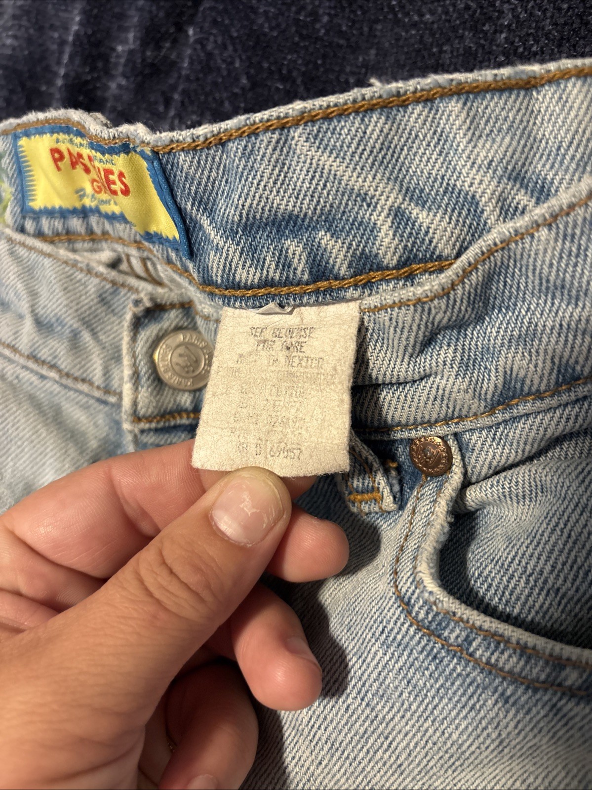 Vintage 90’s Y2k Jean Shorts Paris BluesDenim Short Shorts Paris Blues Size 2
