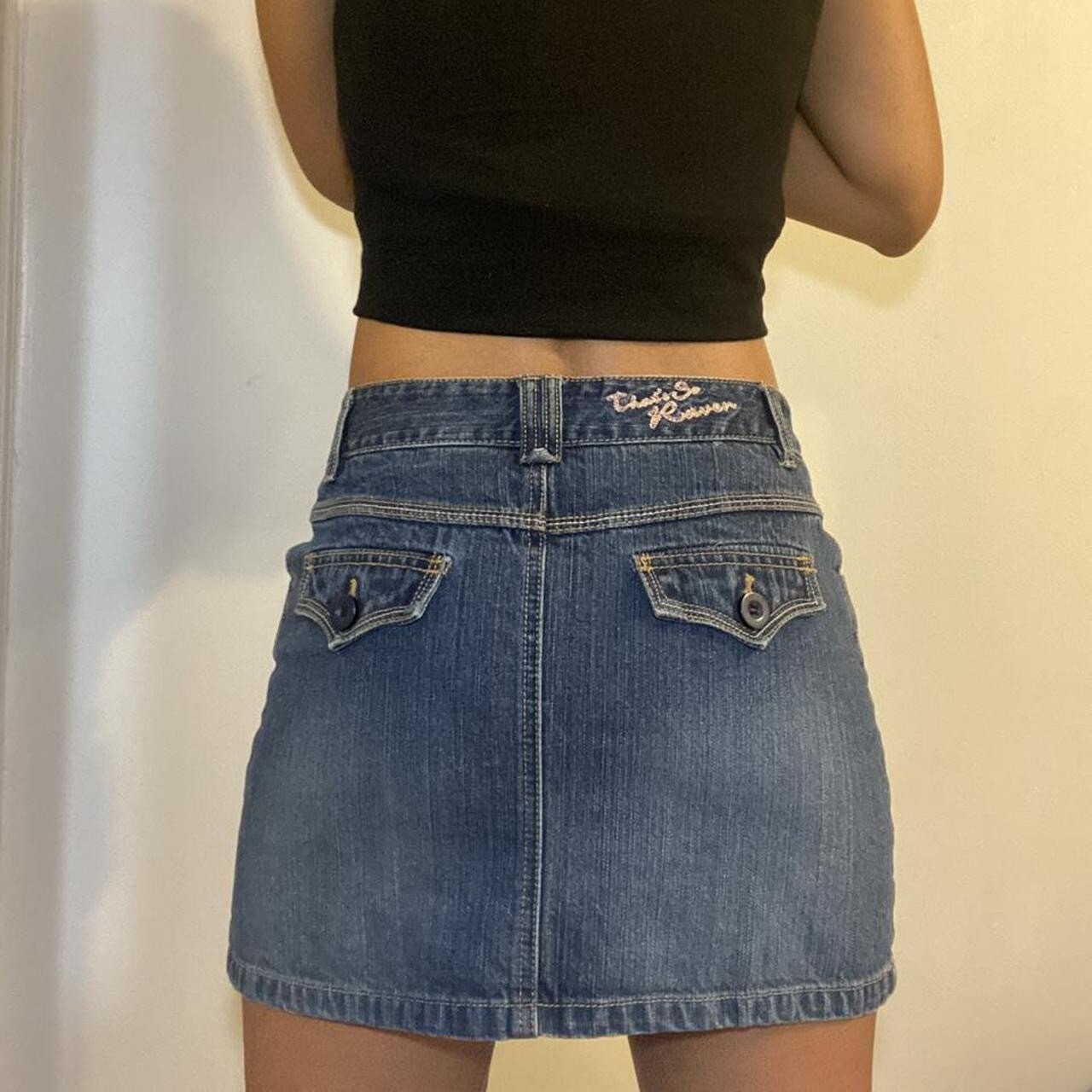 That’s So Raven Vintage Denim Jean Skirt Disney Channel