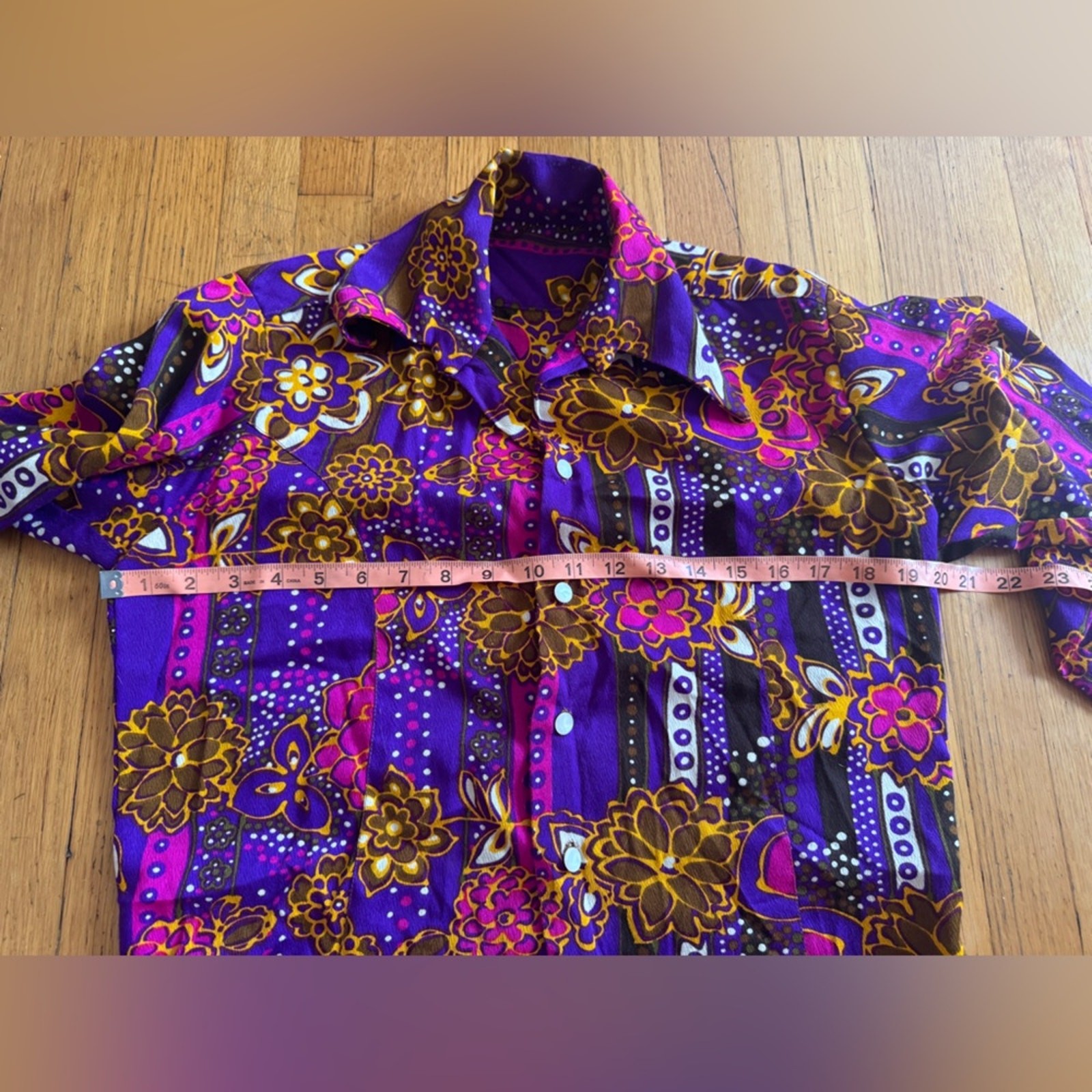 70s Vintage Acrylic Barkcloth Honeymoon Set – Dress and Shirt