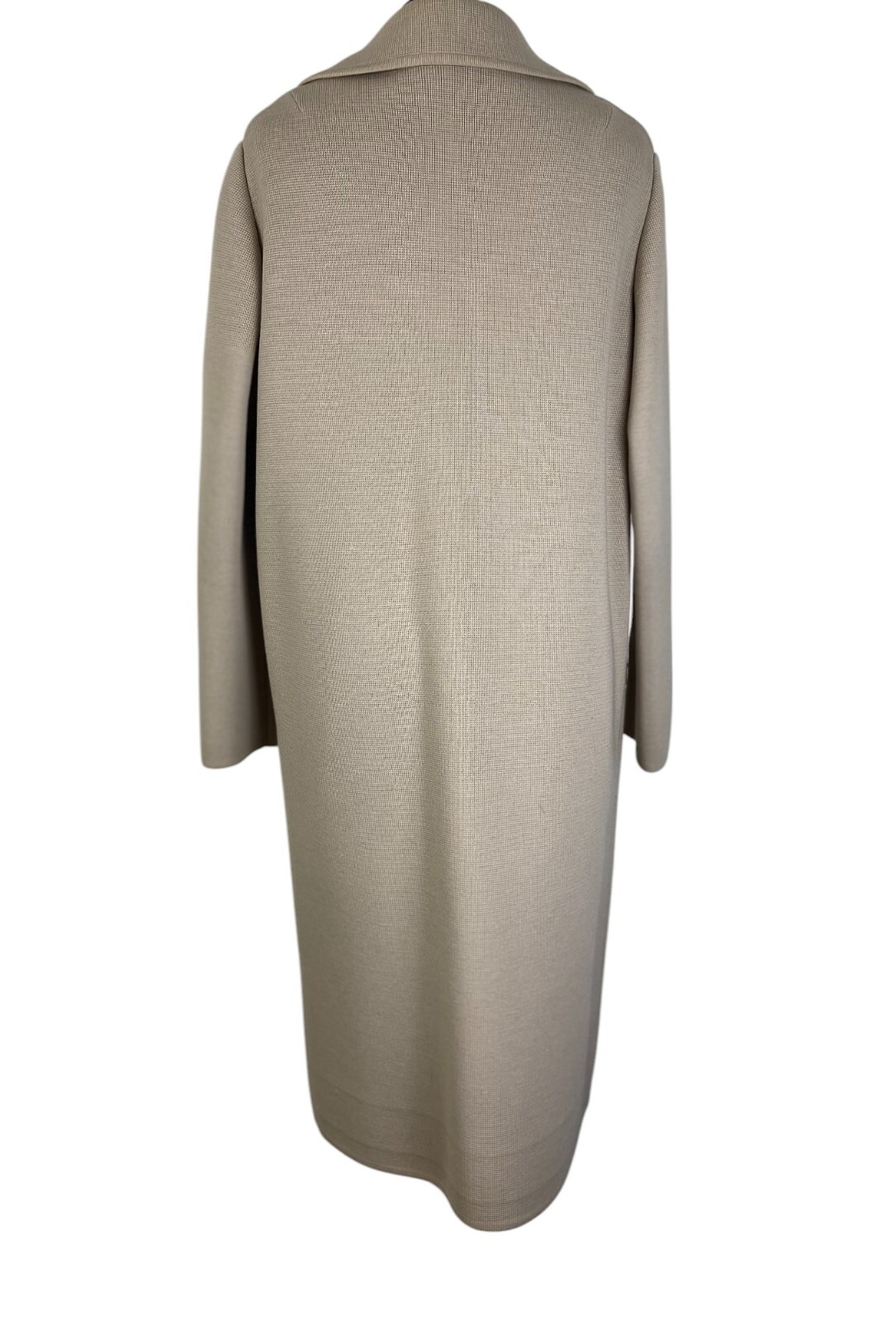 Vintage 60s Sweater Coat | Ivory hued knitted coat | Elegant Accessory | Size M