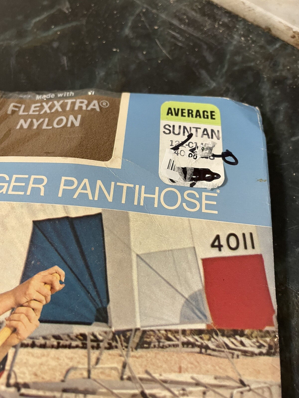 Vintage Pantyhose Bikini Hugger Gaymode JC Penneys Suntan Average Flexxtra Nylon