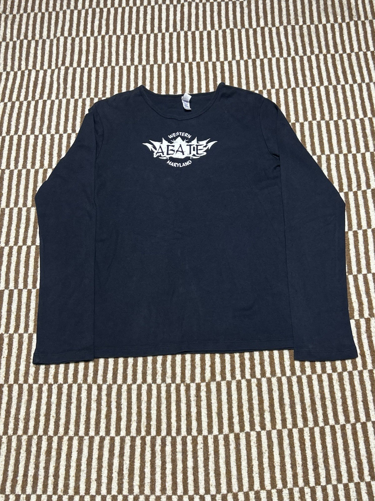 Vintage ABATE Western Long Sleeve Shirt Women’s XL Biker Motorcycle USA Made