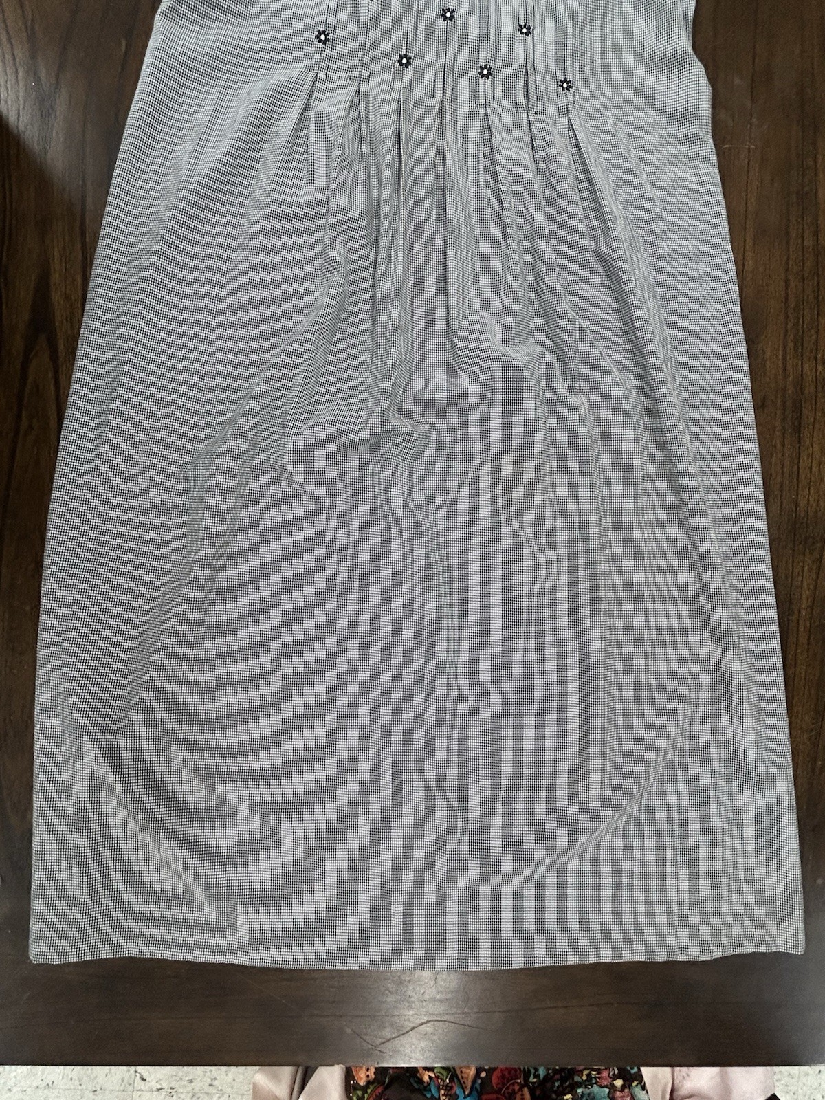 Vintage Miss Dorby Sleeveless Dress Size 18 Grey And Black
