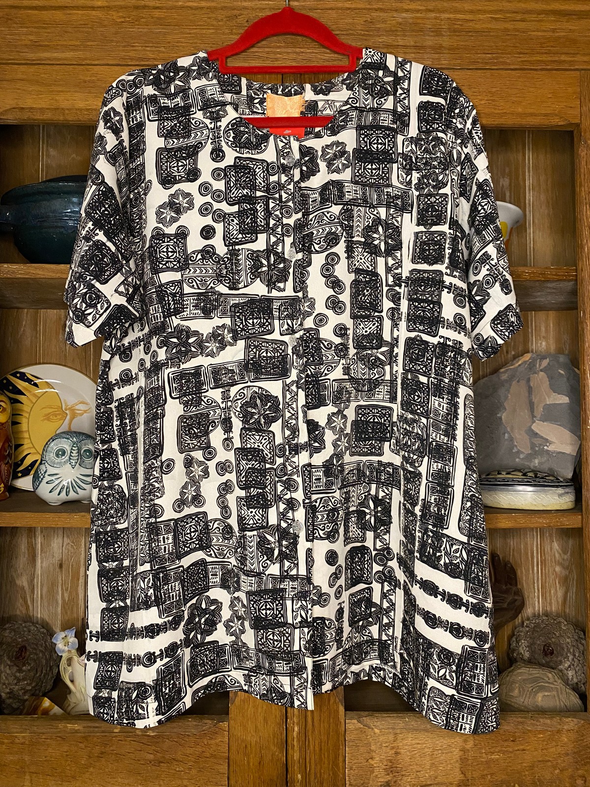 B+W Print Shirt Size 10
