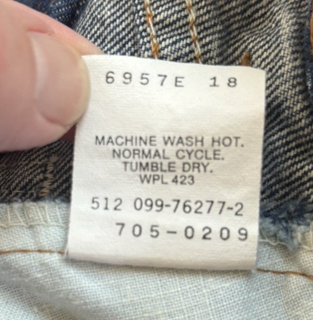 Vintage Levi’s NWT Orange Tag Student Fit 1989 W27 L30