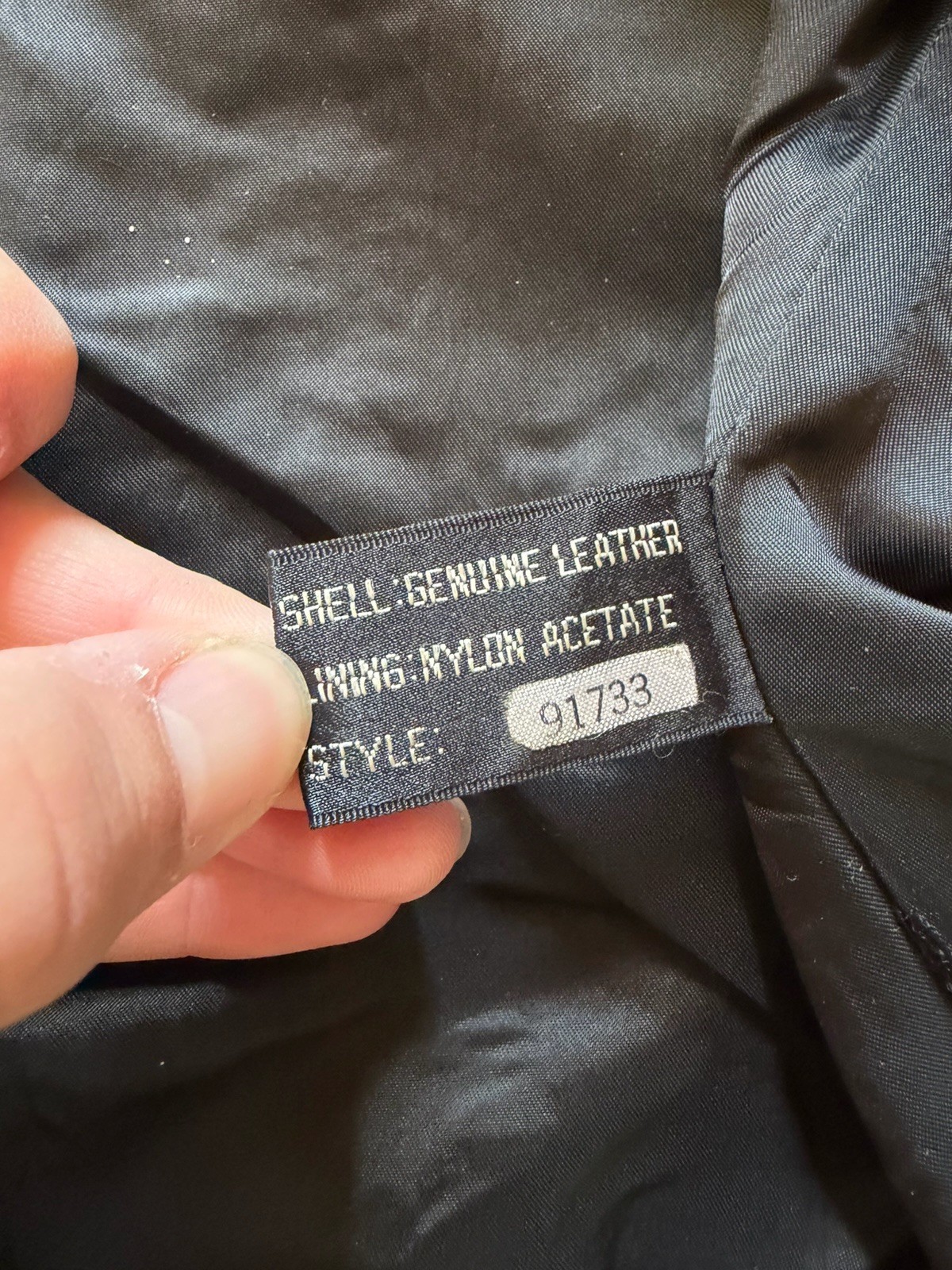 Wilson’s Girls Leather Jacket Size 10. Black – Genuine Leather. Vintage Style