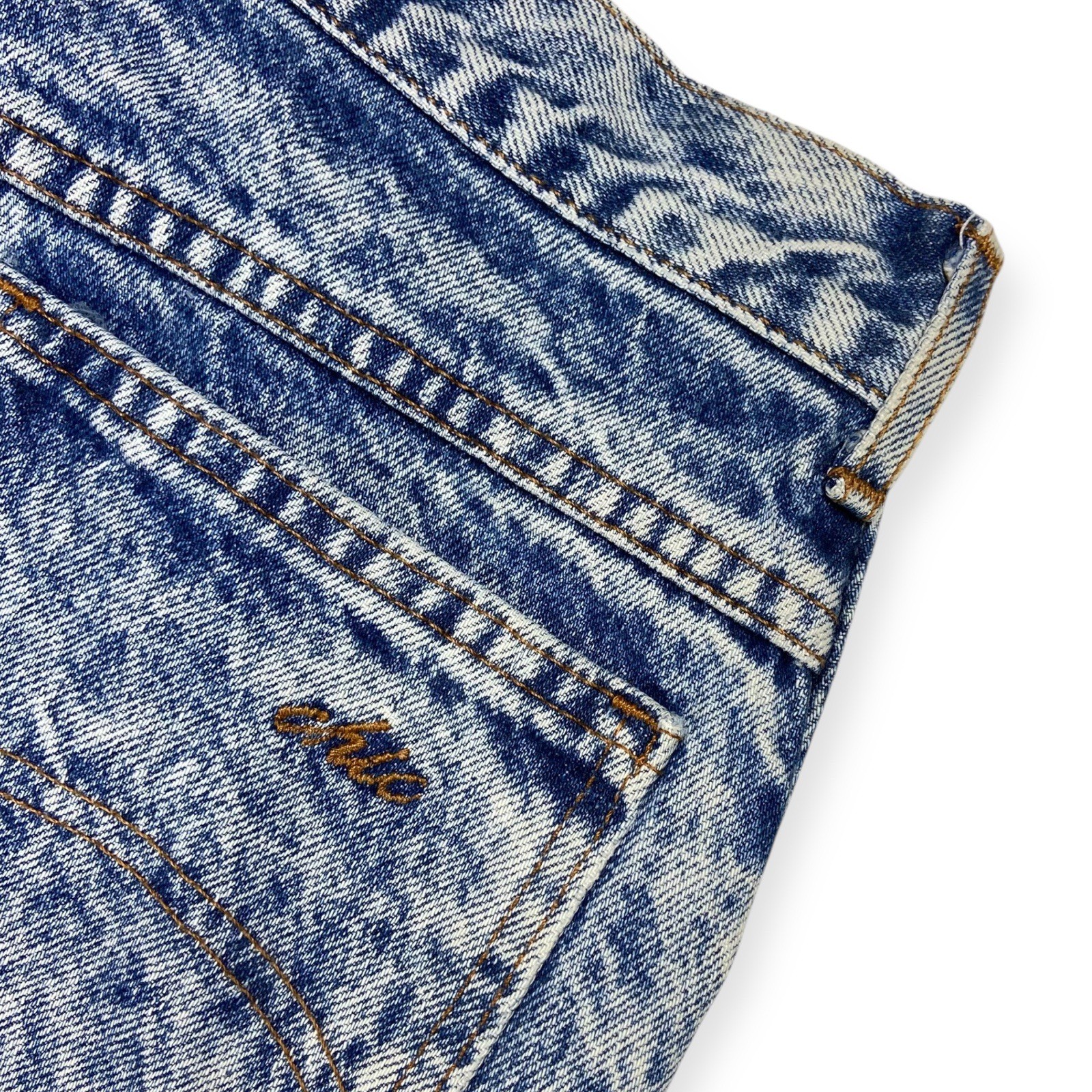 CHIC Women’s Vintage 80s 90s High Rise Tapered Mom Jeans 28.5 Waist