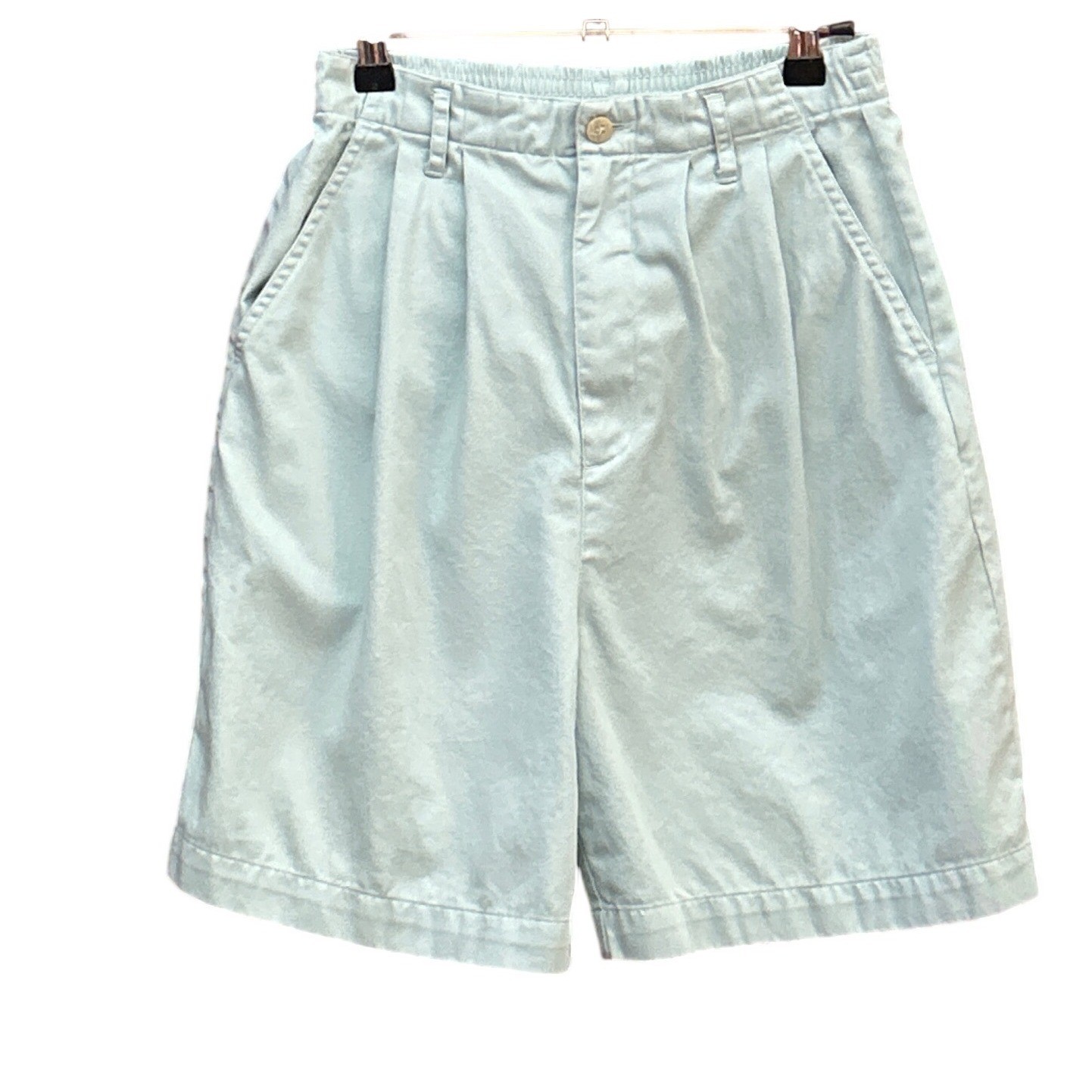 Vintage 90s Sigrid Olsen Essentials Pleated Shorts Coastal Grandmother Mint S