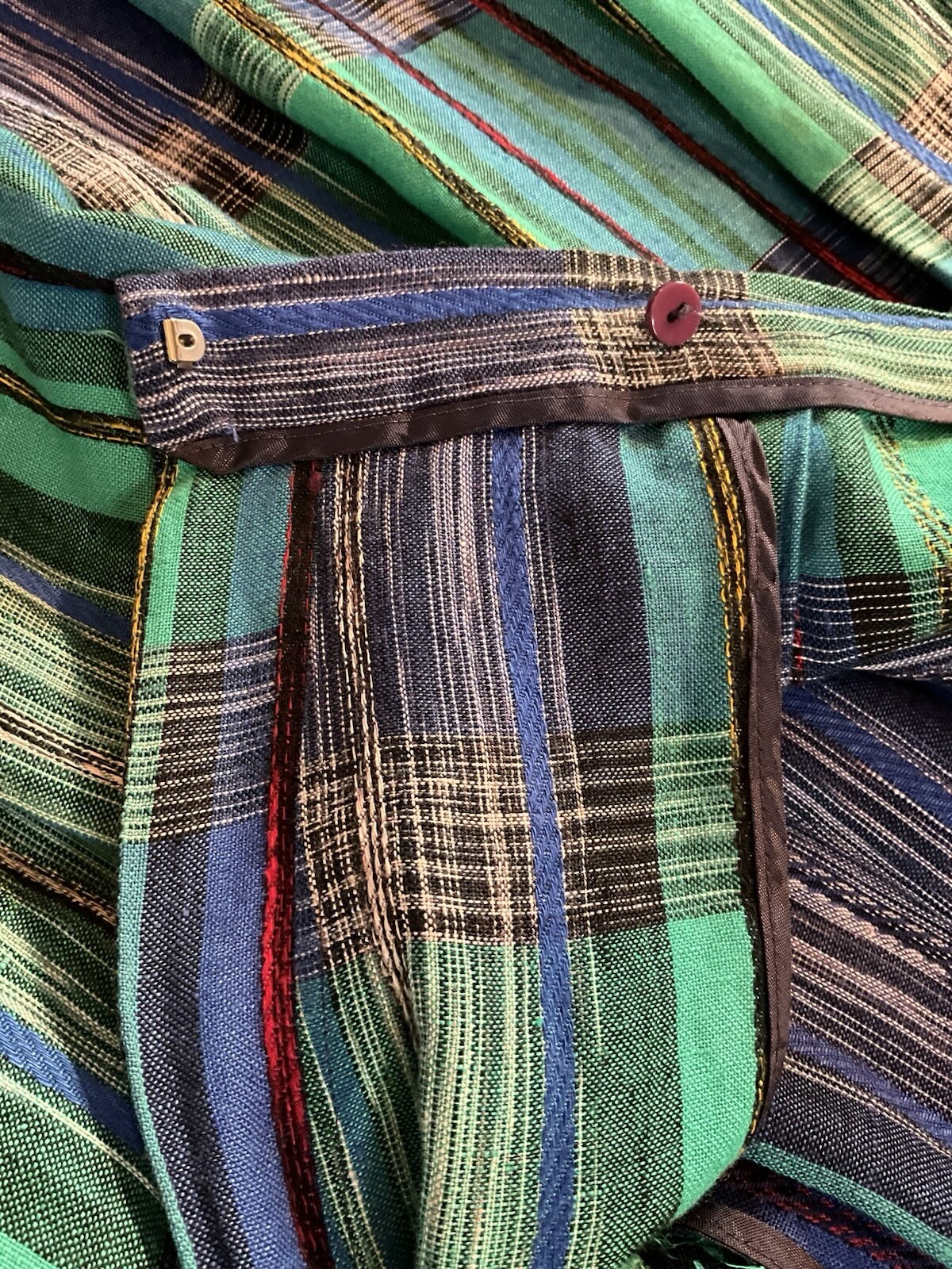 VTG Tica Women’s Pleated Skirt Plaid Size 14 Made in USA Union Tag Preppy