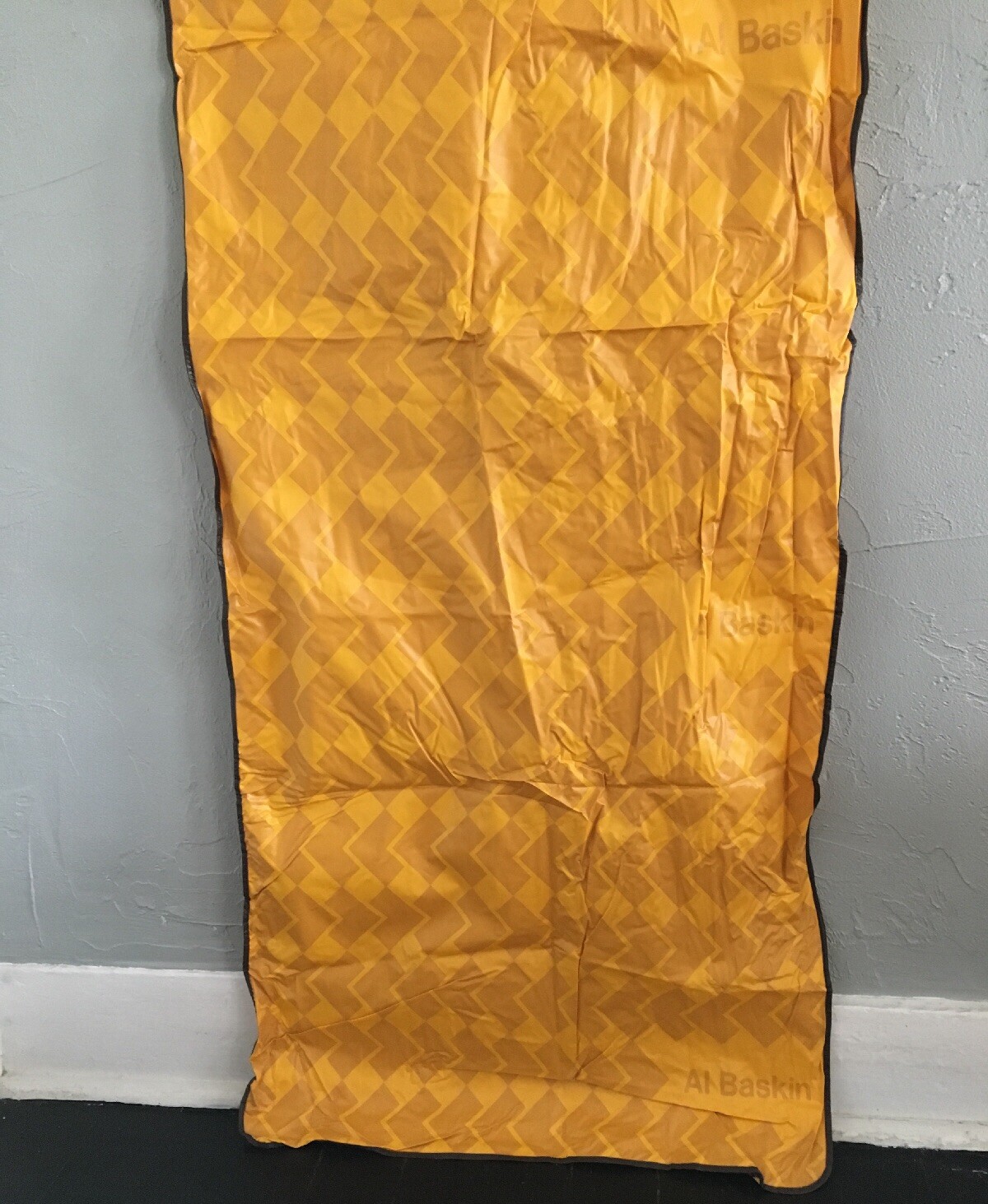 Vintage Dress Gown Storage Garment Bag Vinyl EXTRA LONG 68” Al Baskin NEELY