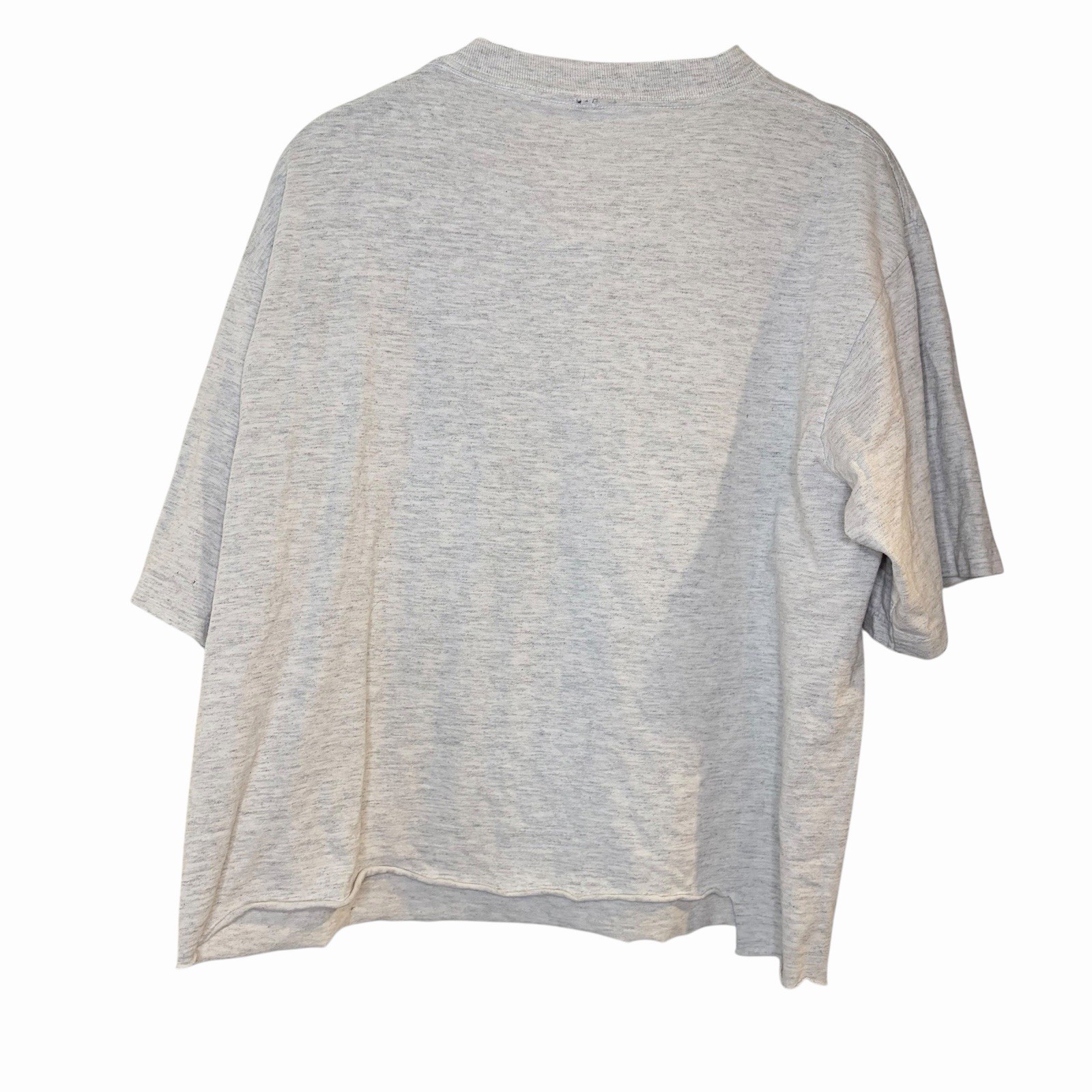 Vintage Gray Cats T-Shirt Cat Lady Calico Little Tiger Tom Tabby Crop Cut M