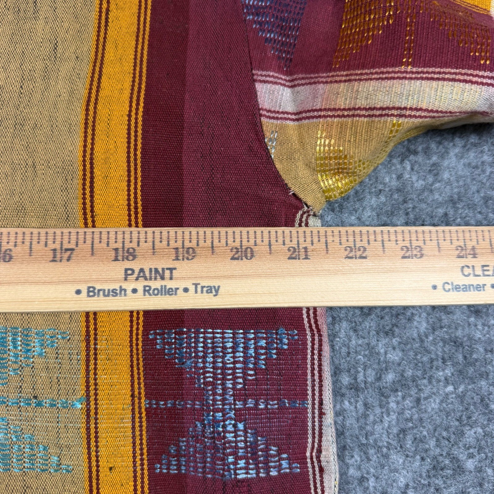 Unbranded Dashiki Tunic Shirt Unisex L Multi Cotton Embroidered Fringe GUC