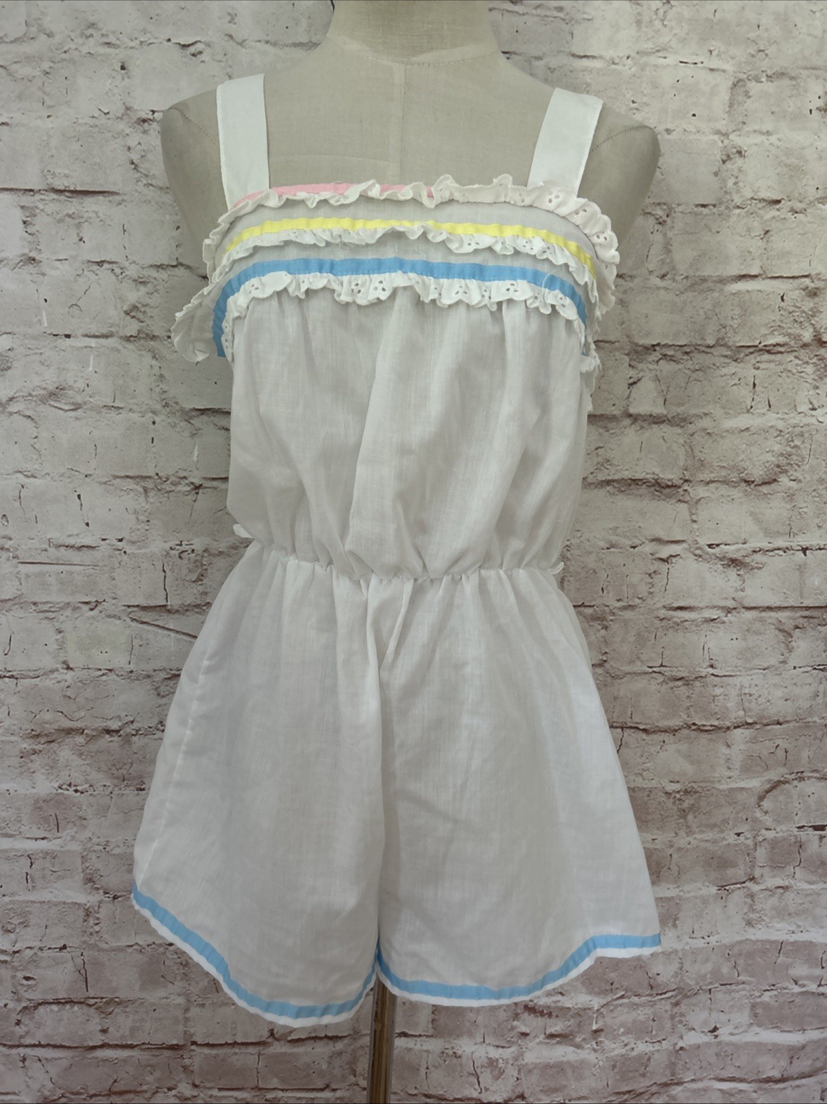 Vintage Jennifer Dale Romper 11 Lingerie Playsuit Union Made