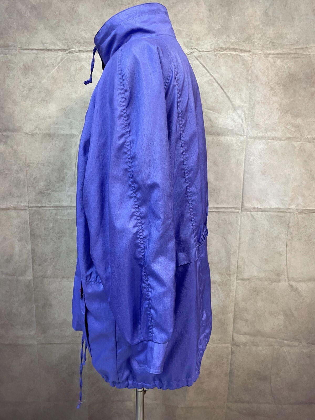 Current Seen Vintage Women’s Violet Button Front Windbreaker Jacket Size 20W