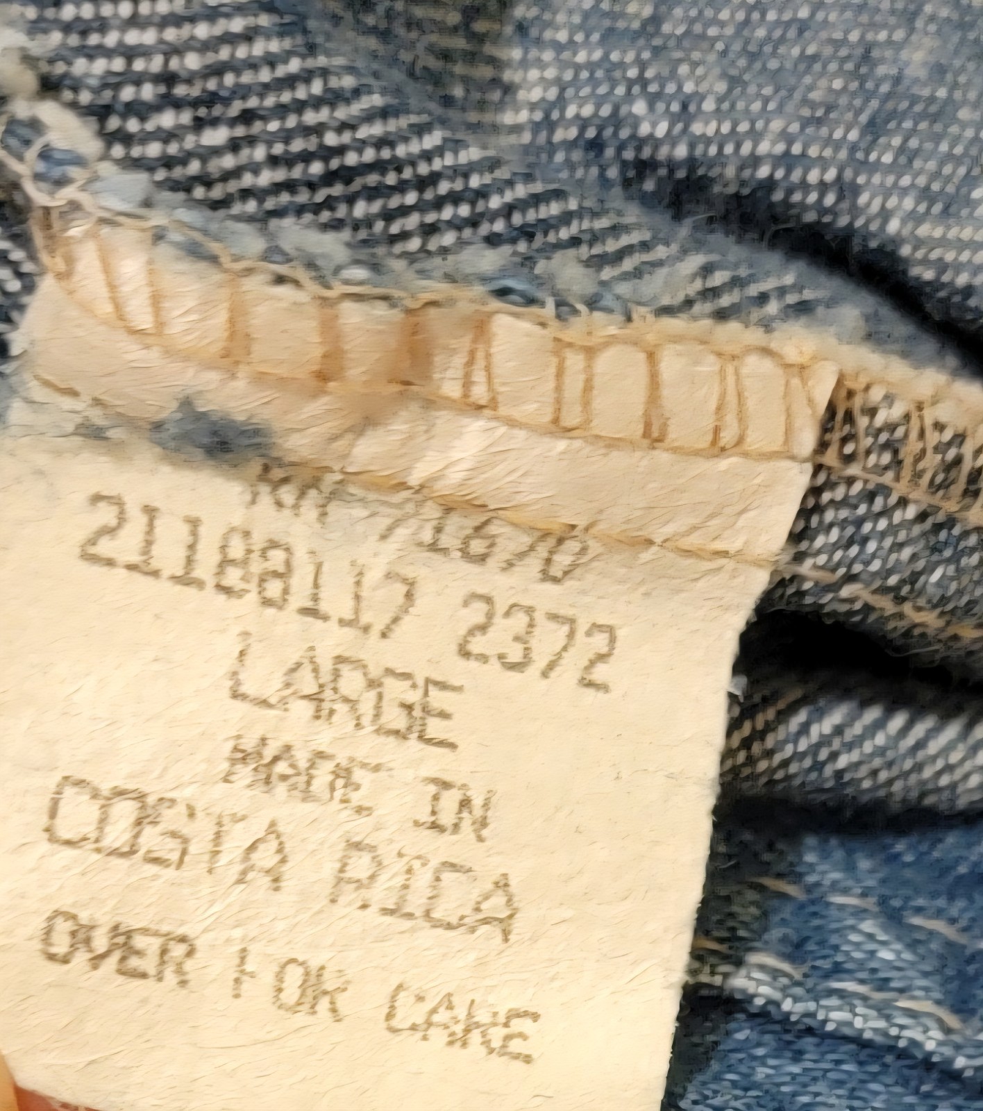 Vintage DREAMS Ideas Apparel NOS JUMPSUIT Denim WOMEN’S ROMPER Size LARGE