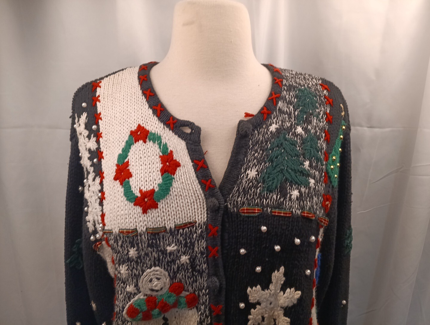 Designers Originals Studio Christmas Sweater Women’s M Ugly