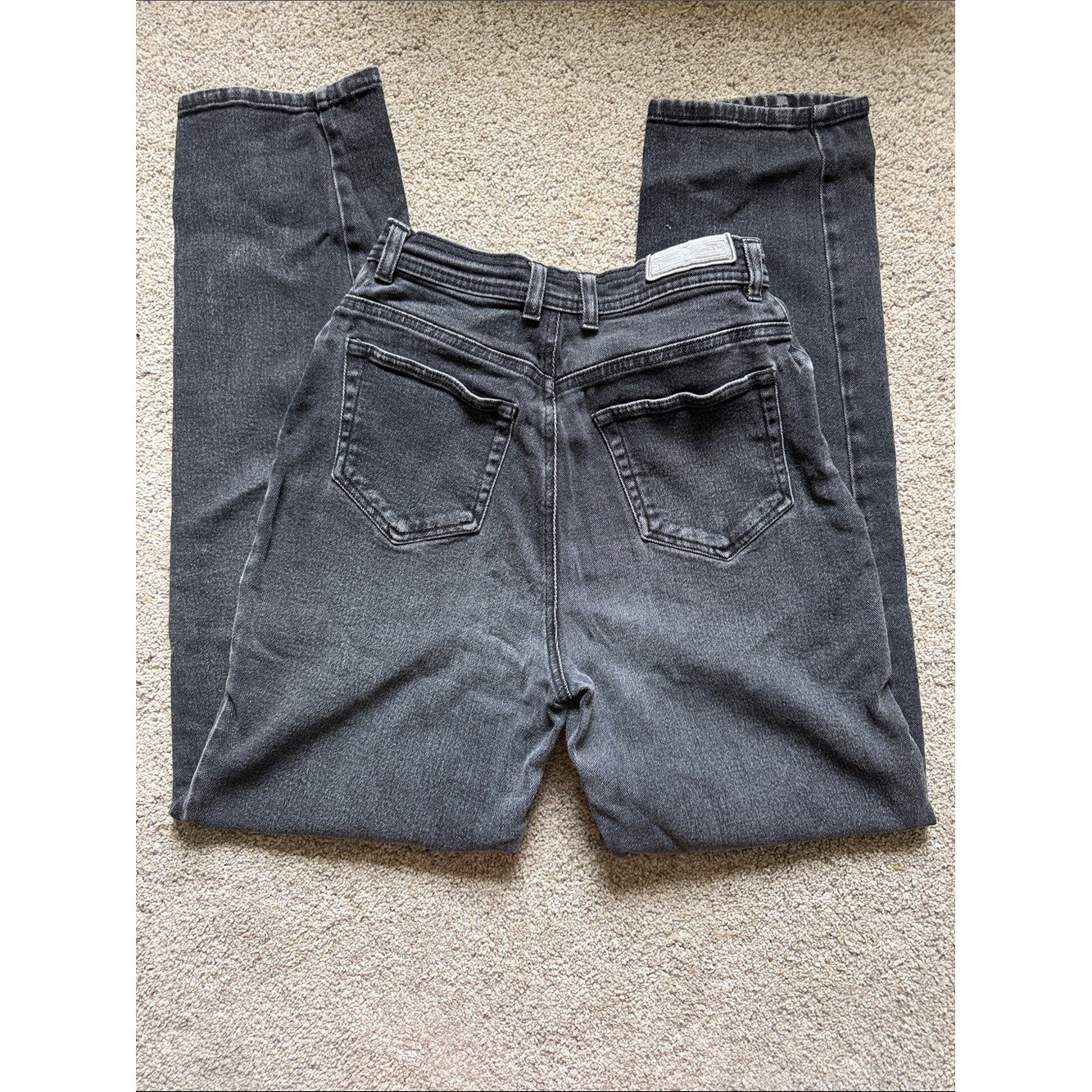 Gloria Vanderbilt Amanda Vintage High Rise Tapered Jeans Black 23×31