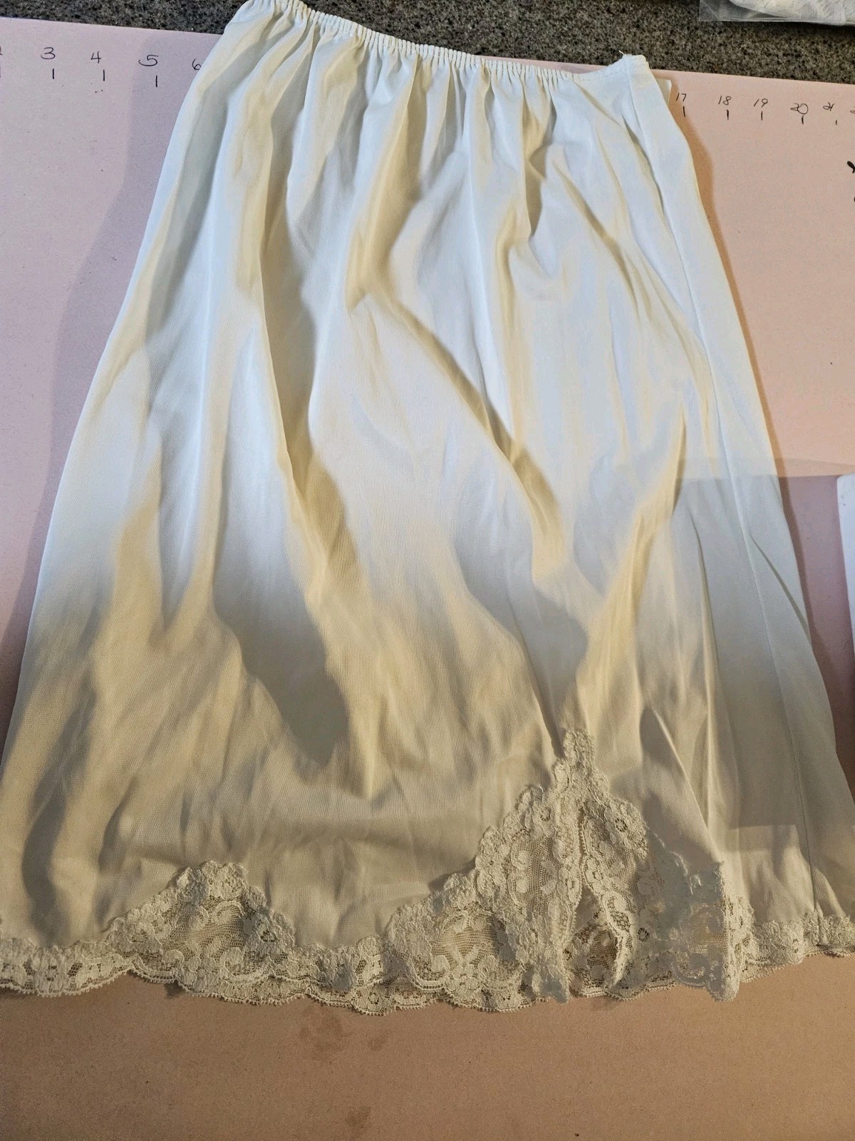 Vintage Gaymode Small 1/2 Half Slip 20″ long Nylon F303
