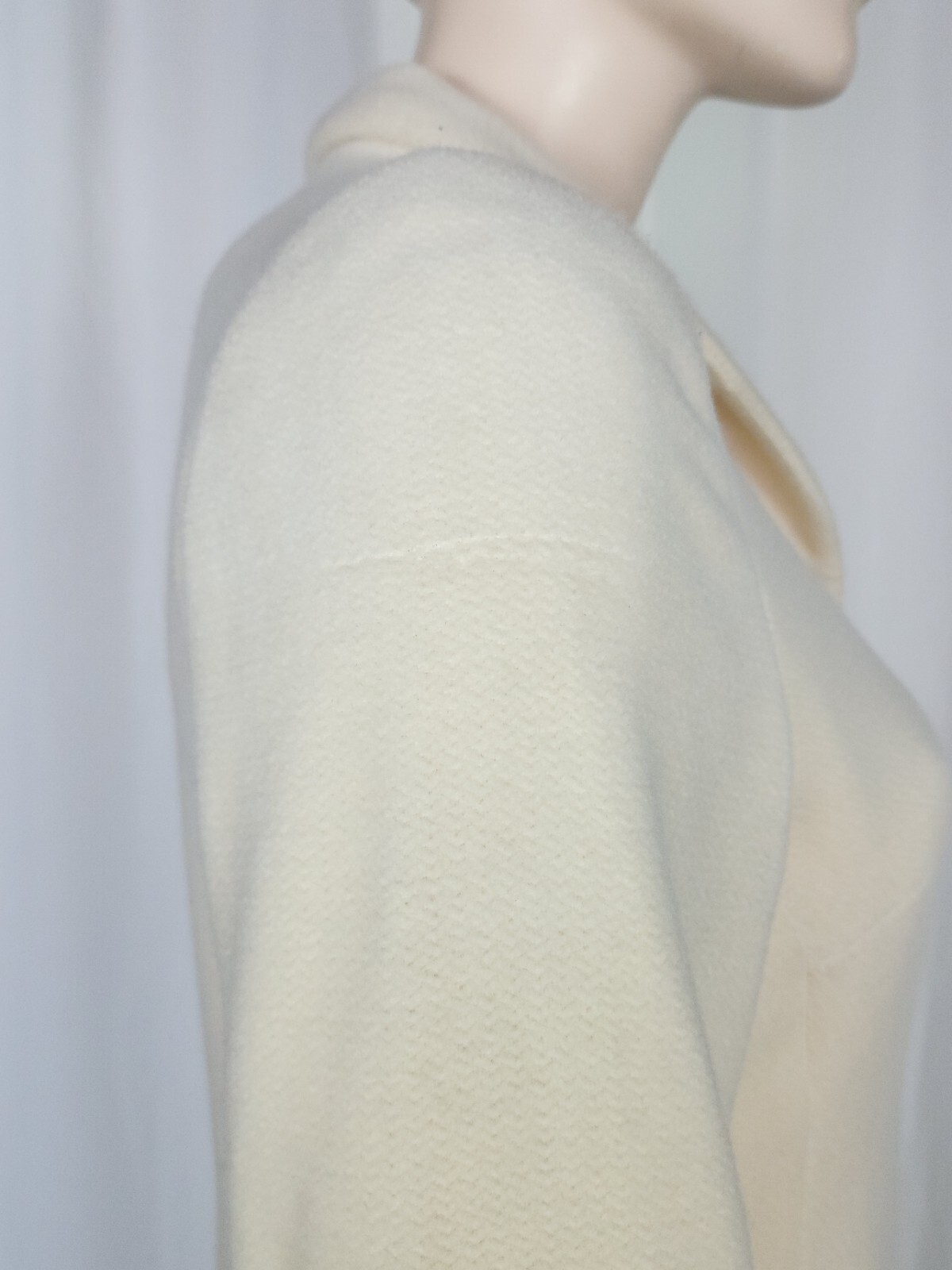 Vtg 90s y2k Chloé embroidered soft coat cream XS/S