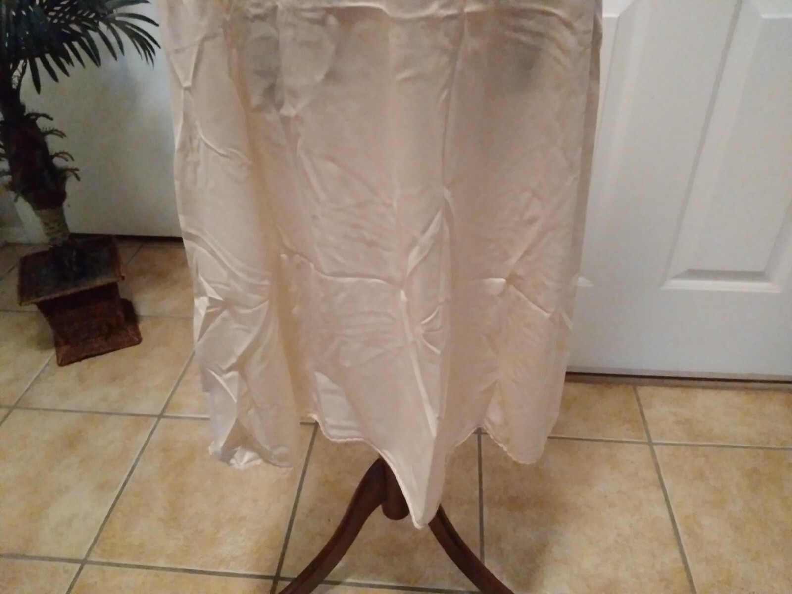 Vintage Full Slip Dress Chemise European Size M-L Triumph Intl Beige