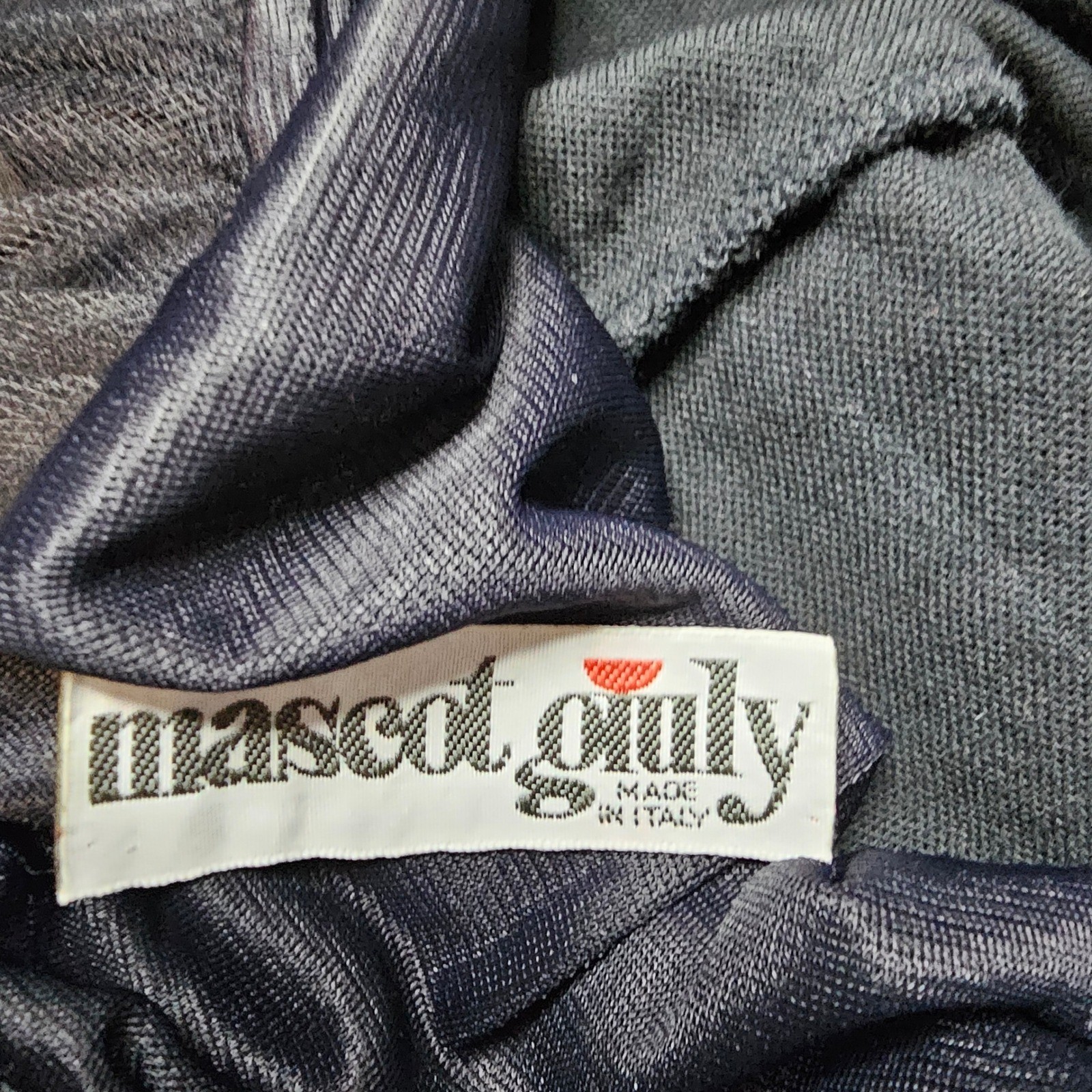 VTG Mascot Only Velvet, Lace, and tulle Strapless Dress Black Made in Italy 44