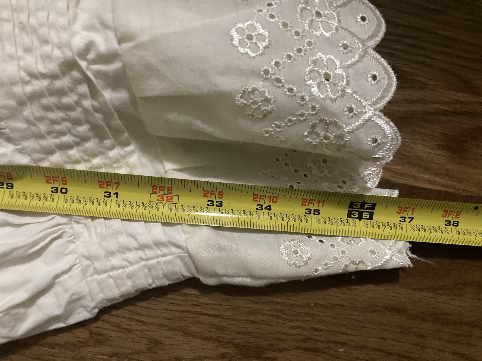 Vintage Victorian Ivory Ruffle Lace Bloomers Pantaloons Reenactment Clothes