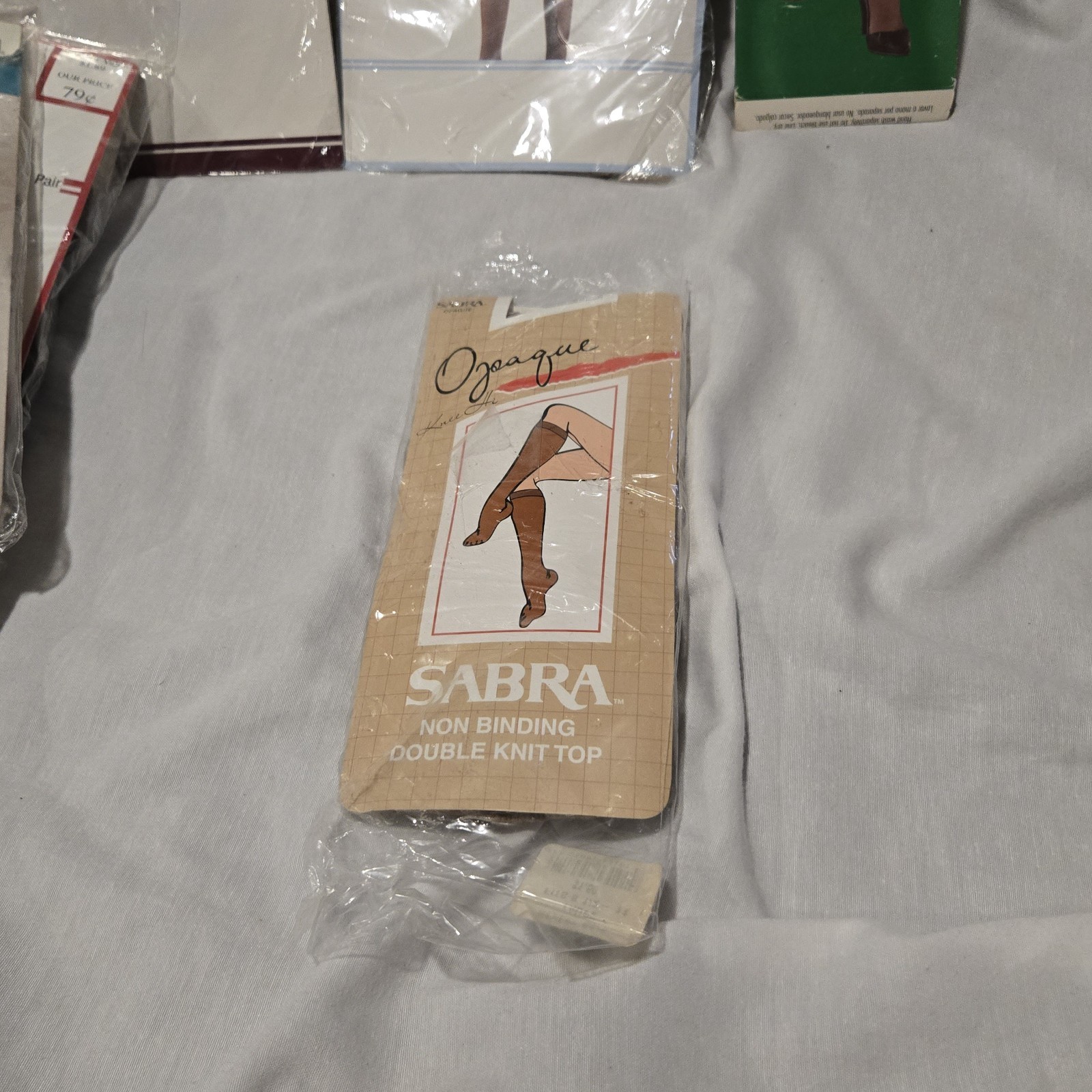 Vtg Pantyhose Lot 9 Pairs NOS Deadstock Size B Medium Tall 90s Y2K