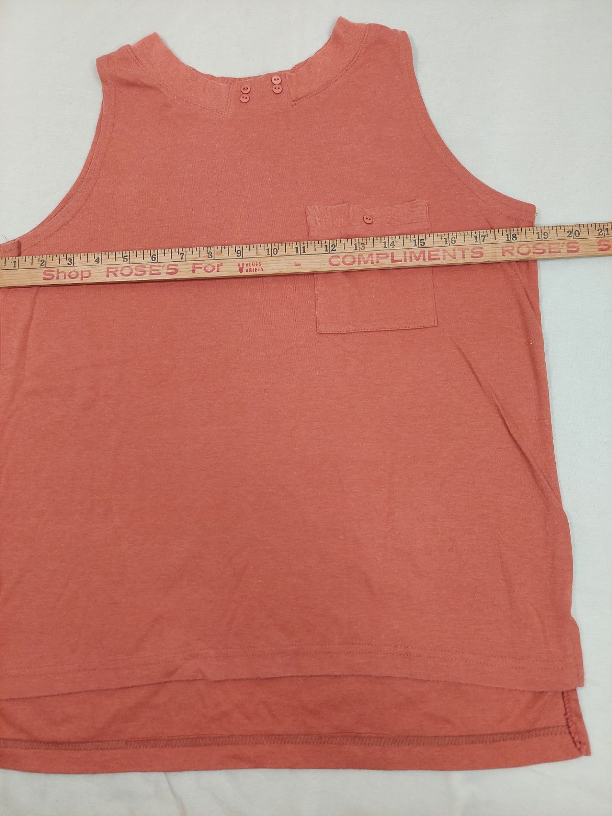 Vintage Orange Tank Top Women Summer Sleeveless Minimalist Normcore Casual Y2K L