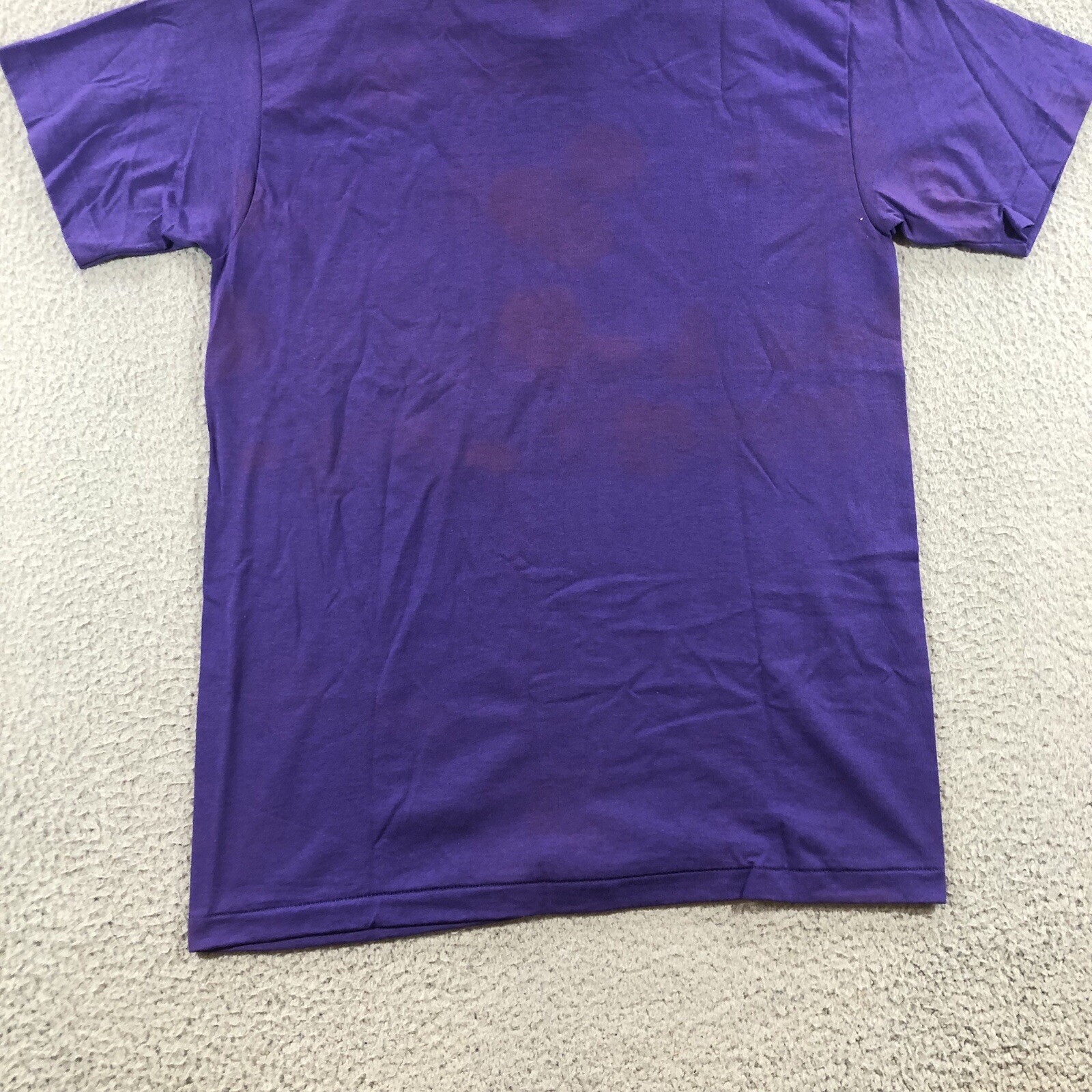 vtg Cracker Barrel T Shirt Women’s M Purple Lace Collar Pansies Flower Single