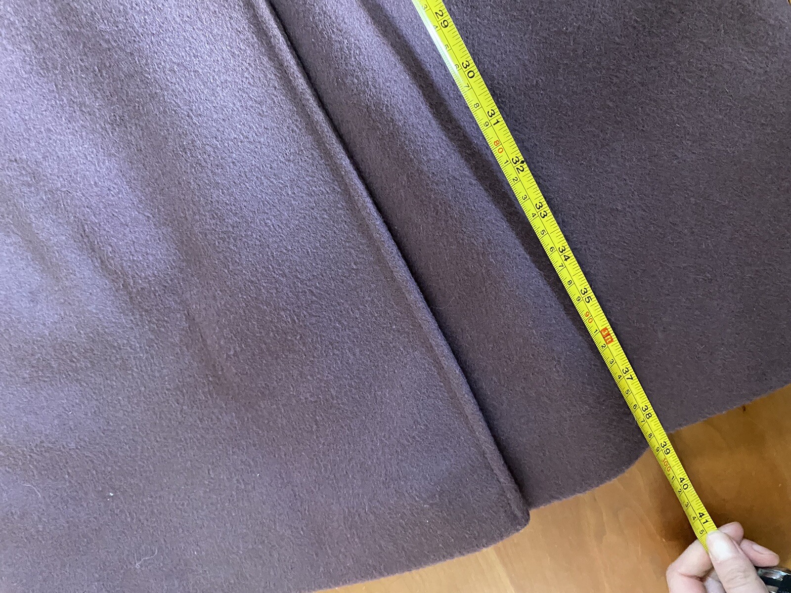 Vintage Womens Coat Lorendale By Bromleigh Wool (Z) Purple Violet XS / Small