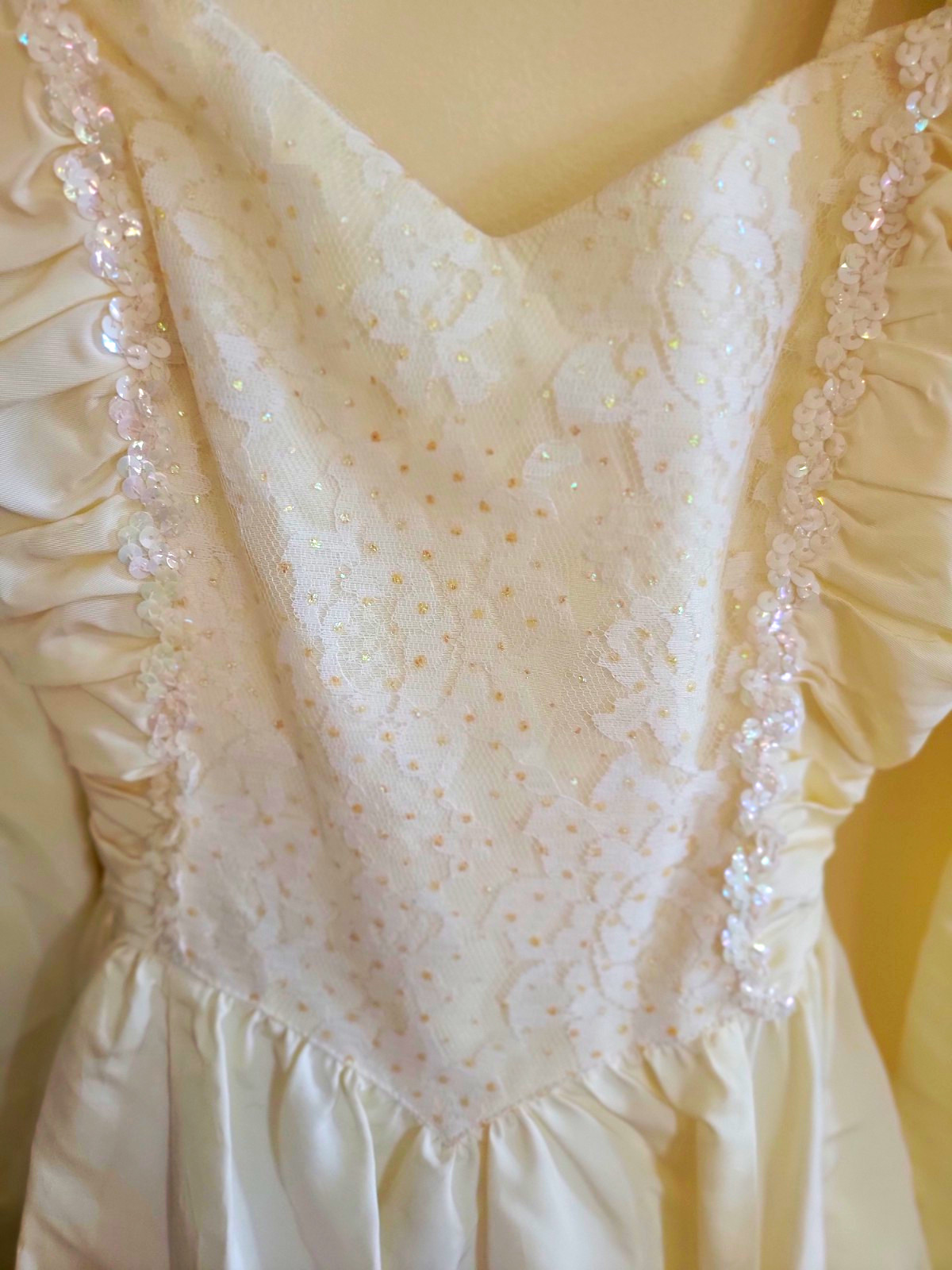Gunne Sax by Jessica McClintock Ivory Prairie Formal Dress Juniors 7 39126/02