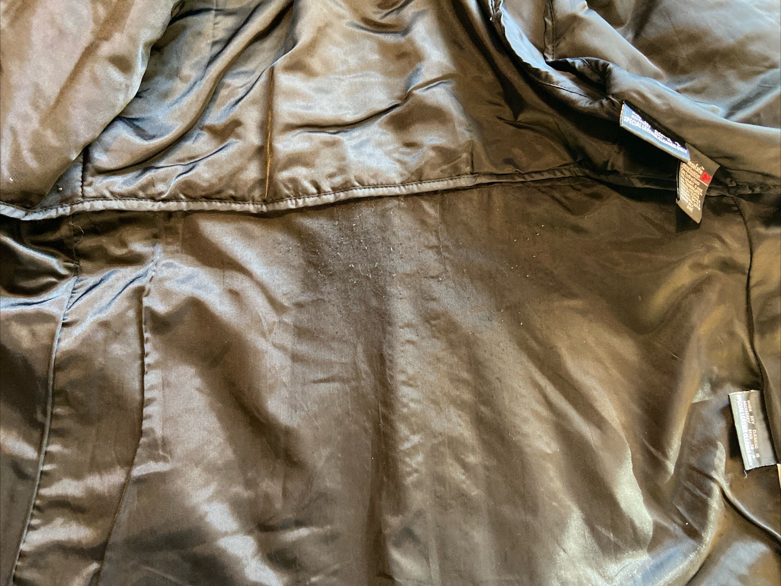 Vintage Wilsons Black Leather Trench Coat Women’s Size S Thinsulate 1990’s Y2K