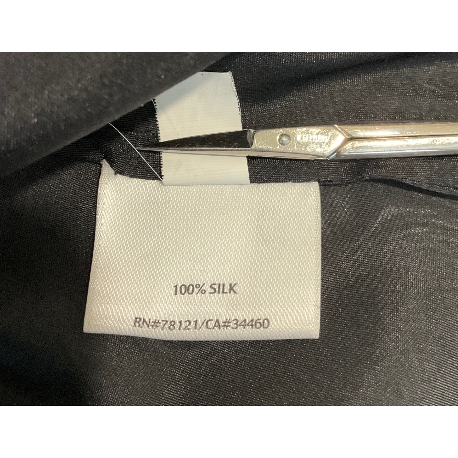 Eileen Fisher 100% Silk Black Cami Top Layering Adjustable Strap Minimalist S