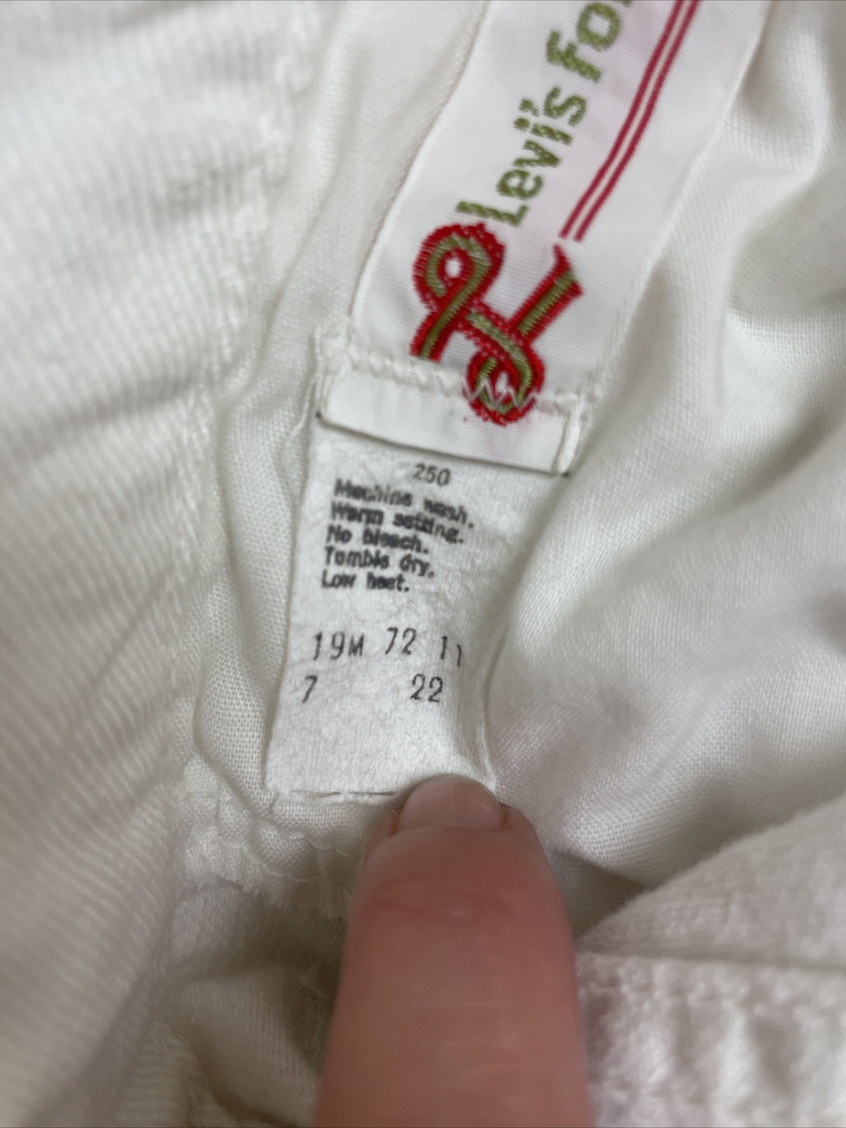 Levi’s for Gals Big E White TAB Flare/wide Leg 28×29 RARE FIND Vintage 1960’s