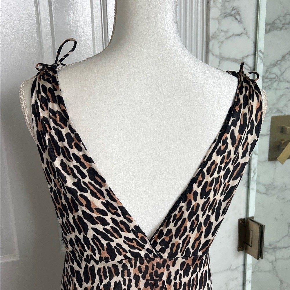 Gorgeous Vintage Vanity Fair Leopard Print Dress/dressing gown