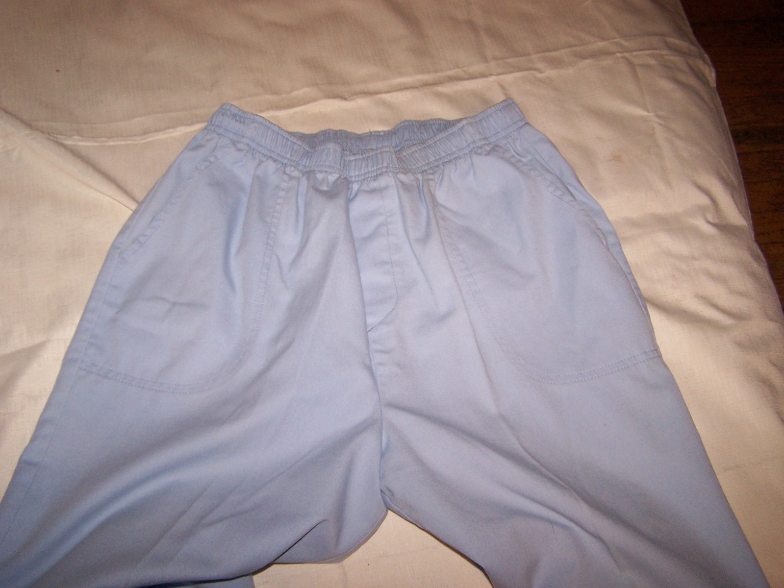 Vintage Blue Pants size 10? & Multi Color Top by Graff size M? Excellent Shape