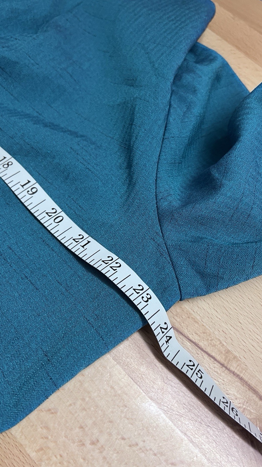 VTG Nardis Of Dallas Teal Dress L/S Cold Shoulder Secretary 70’s 80’s