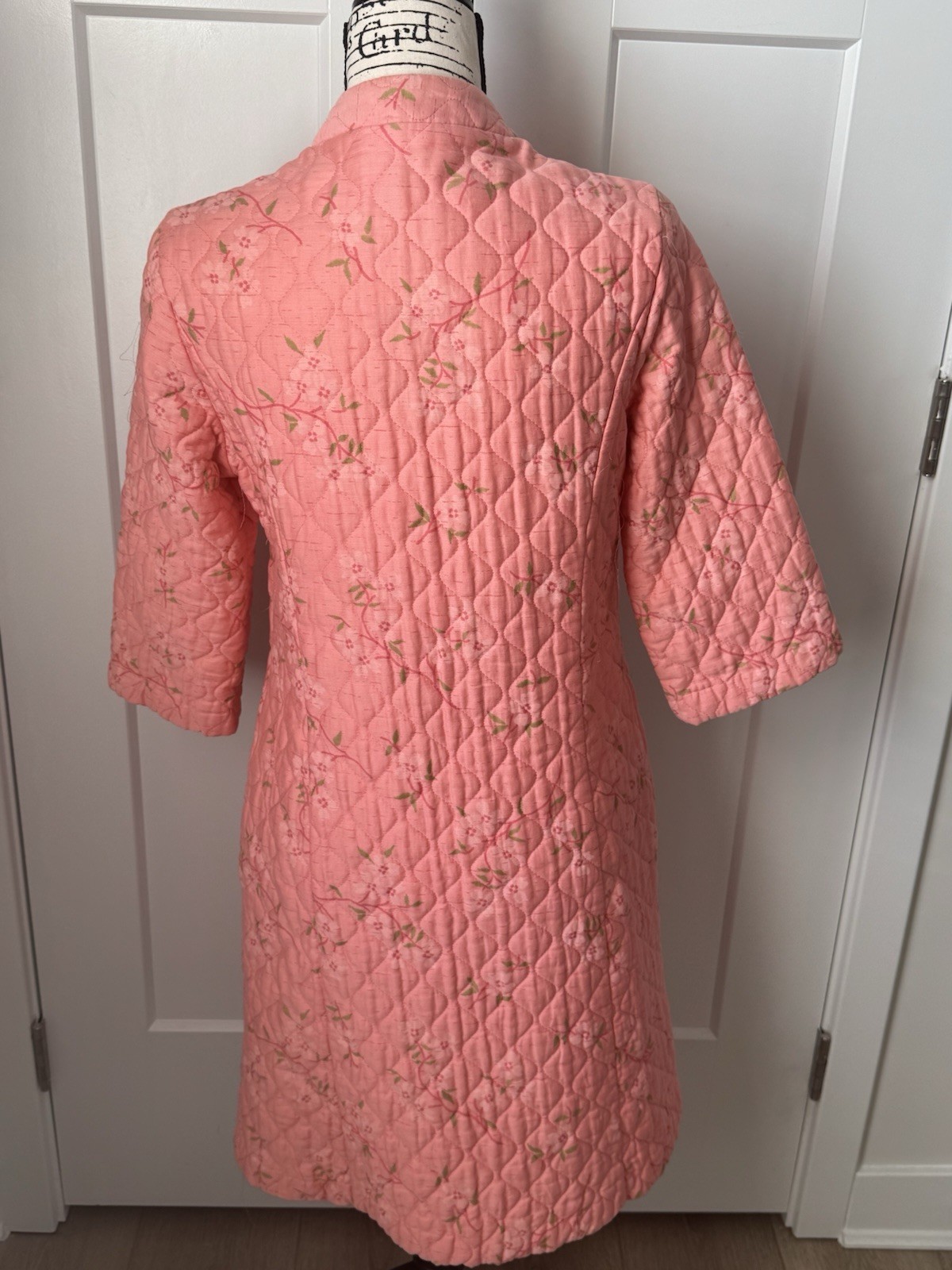Beautiful Evelyn Pearson QuilJacket Or Robe Asian 3/4 Sleeve No Zipper