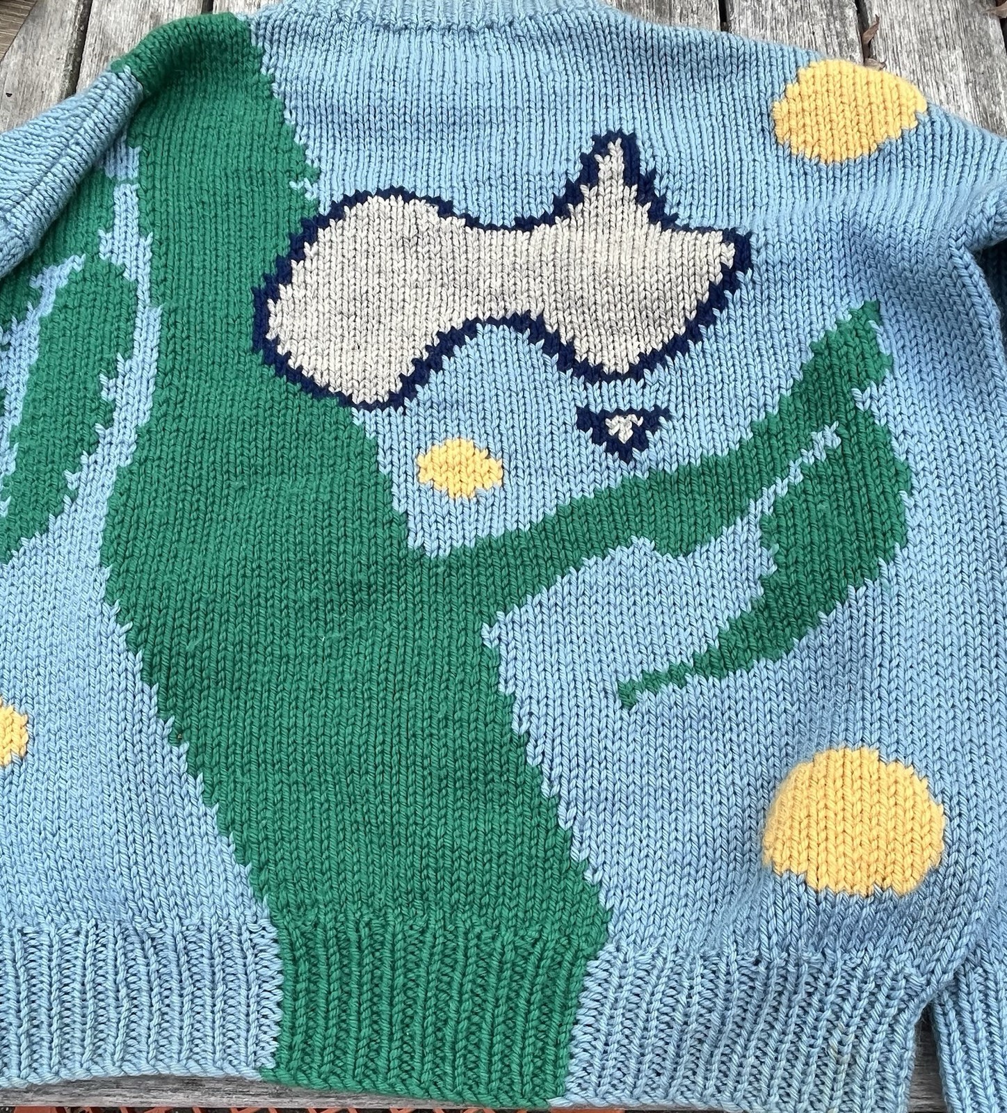 Early 1980s Jenny Kee Blinky Koala Jumper Flamingo Park Australia-Princess Diana
