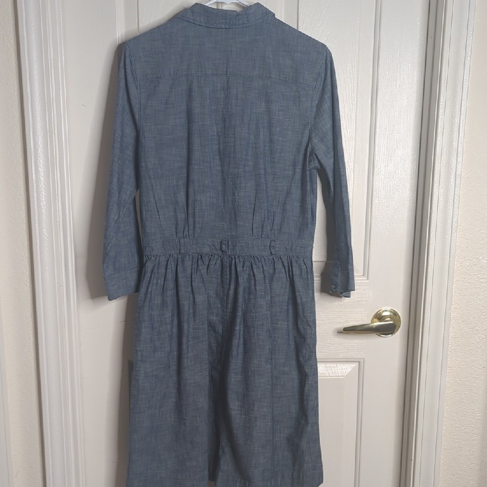 Gap 1969 Chambray Shirt Dress Size Medium *Missing Original Belt*