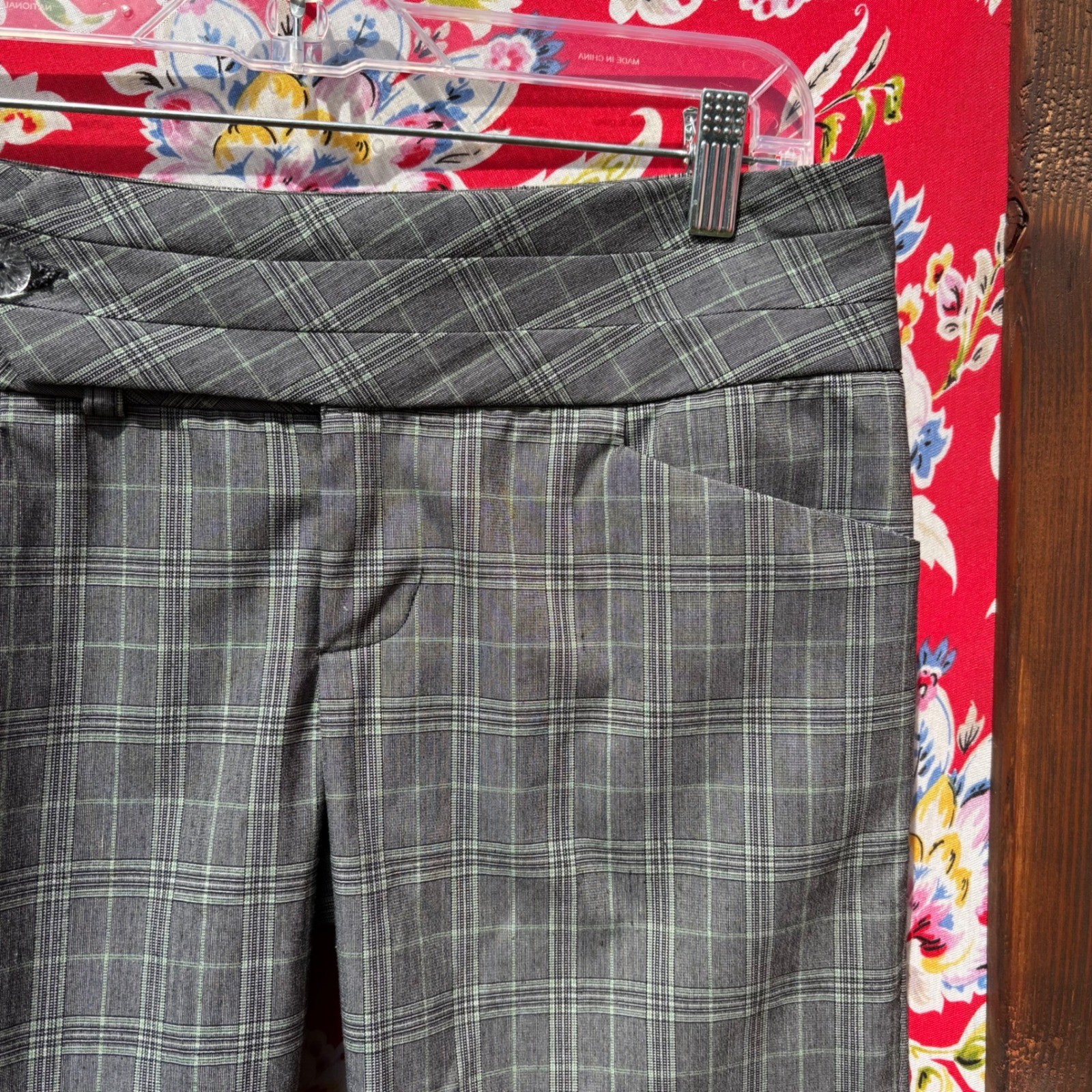 Vintage Y2K Rampage Low-rise Plaid Capri Pants Grunge Punk Women’s Size 5