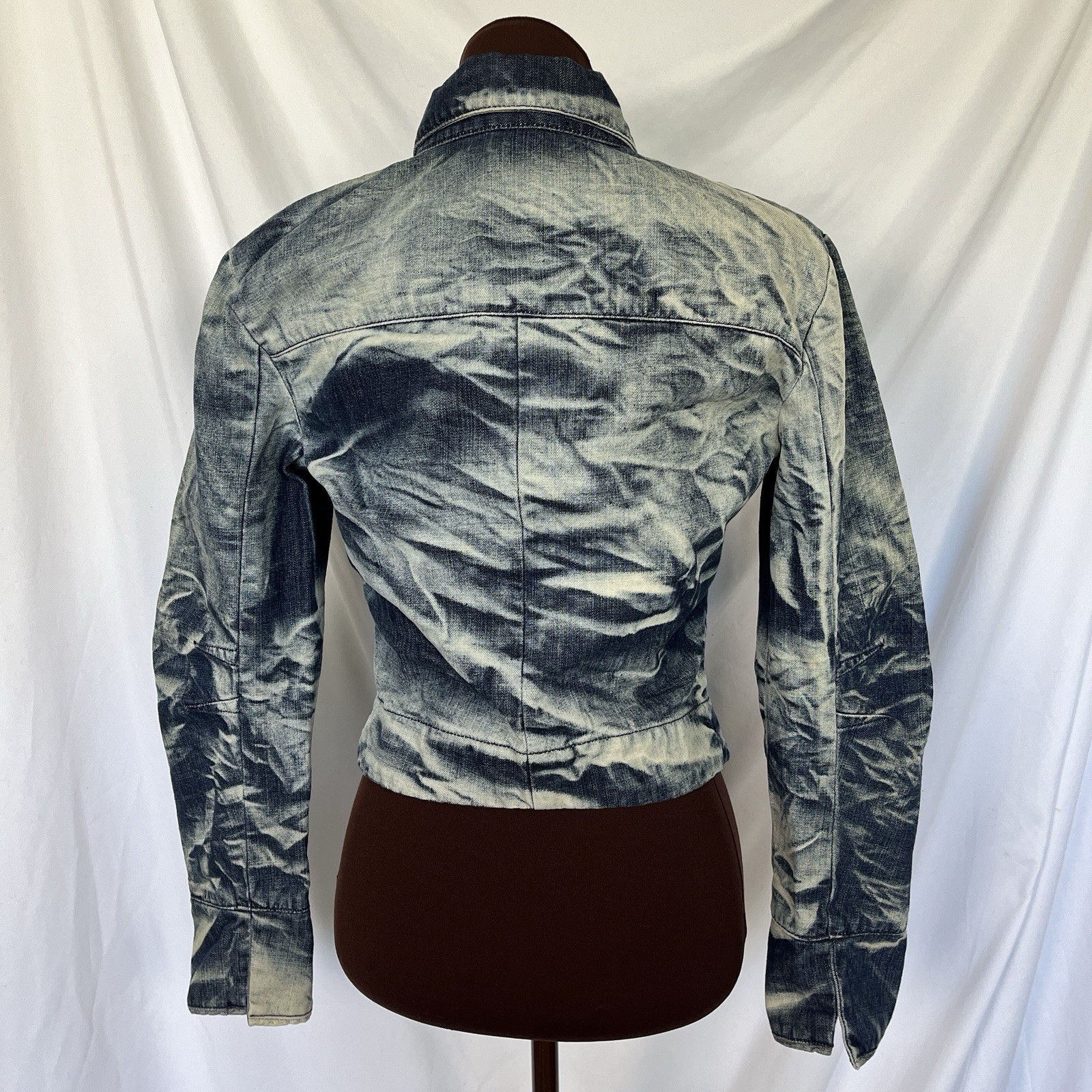 VTG 90s Levi’s SilverTab OOAK 2pc Sample Denim Jacket Set Womens Medium
