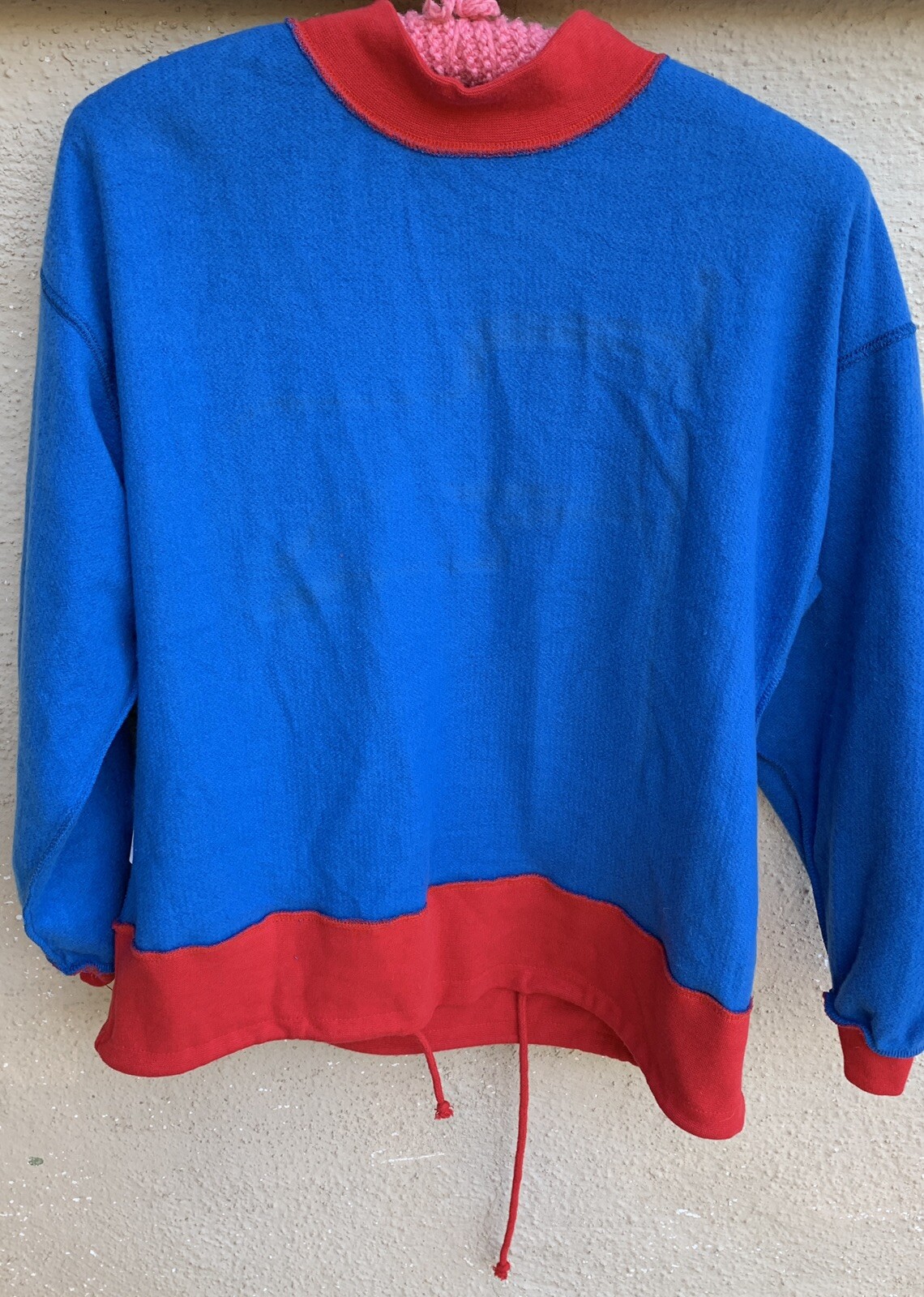 Vintage Parcours by Tan Jay Flag Graphic Sweatshirt Top 80s 1980s Original Tags
