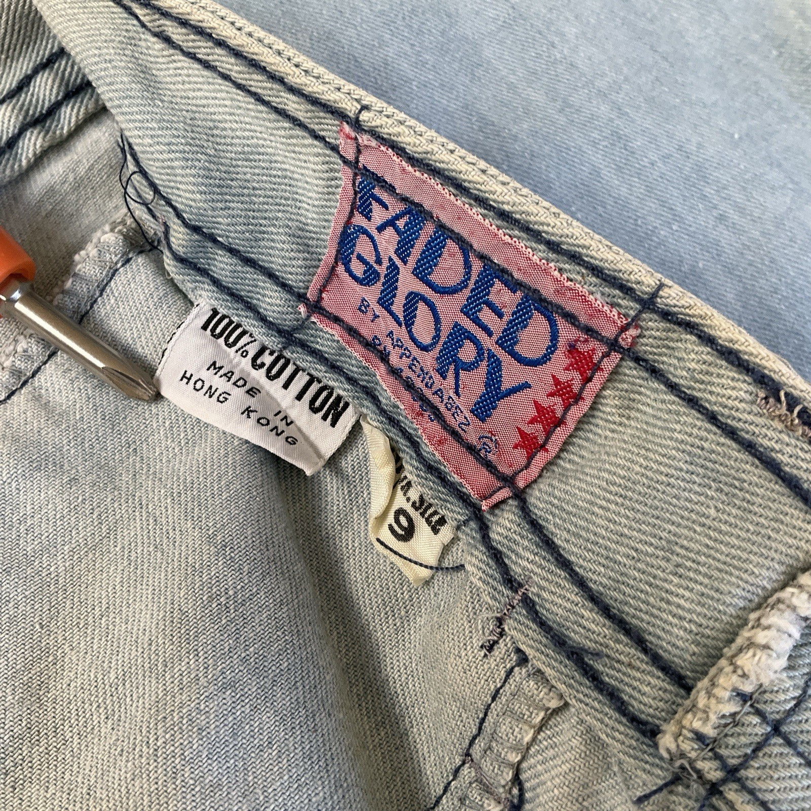 Vintage 70s Faded Glory Bell Bottom Jeans 26×36 Womens Appendagez Flare Hippie