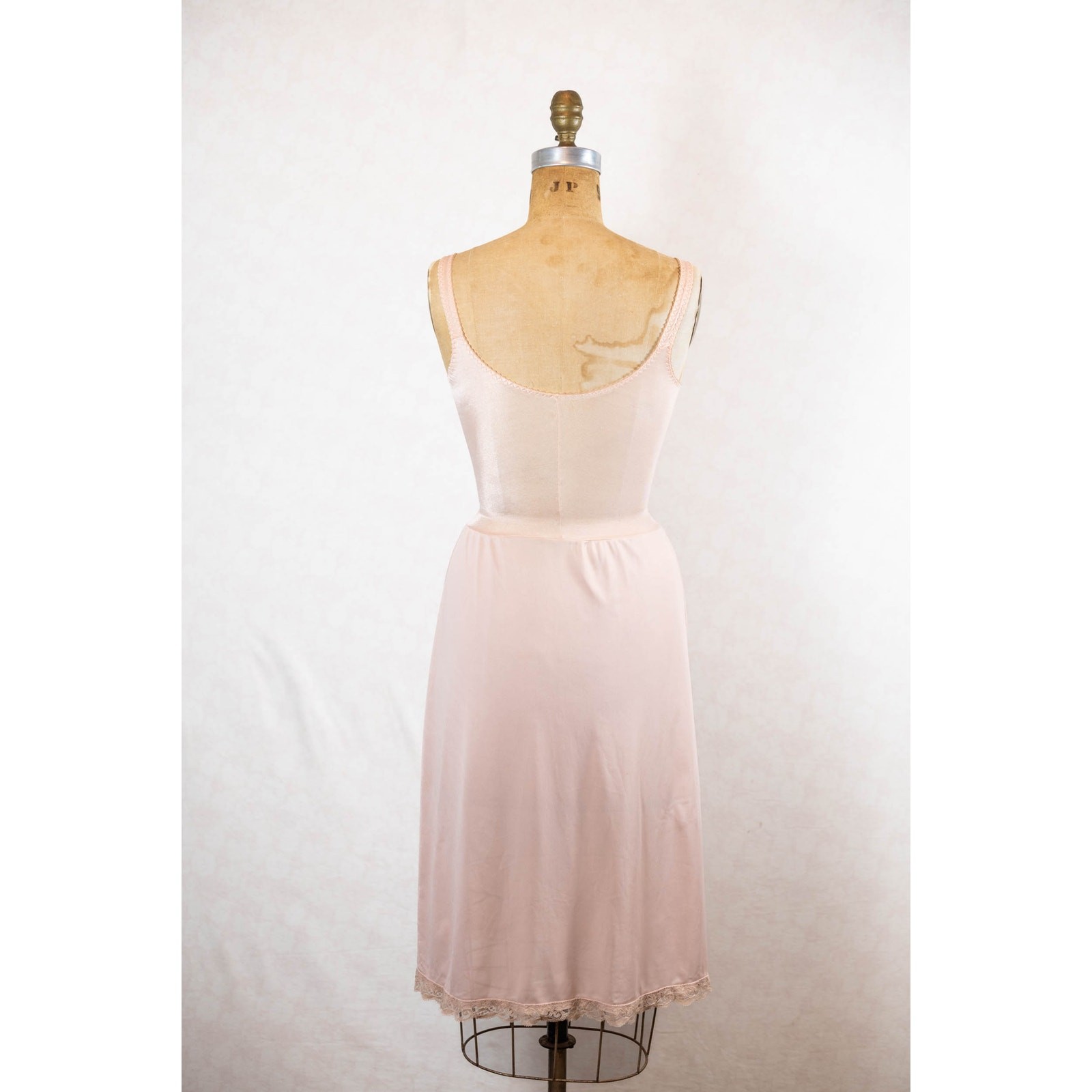 Vintage 70s Olga No Seam Bodysilk Slip Dress, 34A Lingerie Style 395, Blush Nude