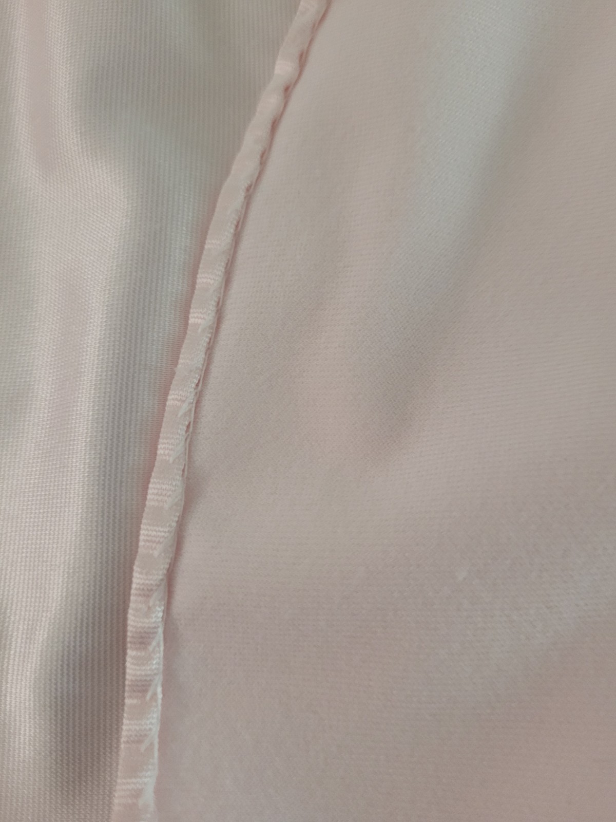 Vtg Stardust USA Pink Satin Brushed Lining Ruffled Lace LS Nightgown LG ●READ