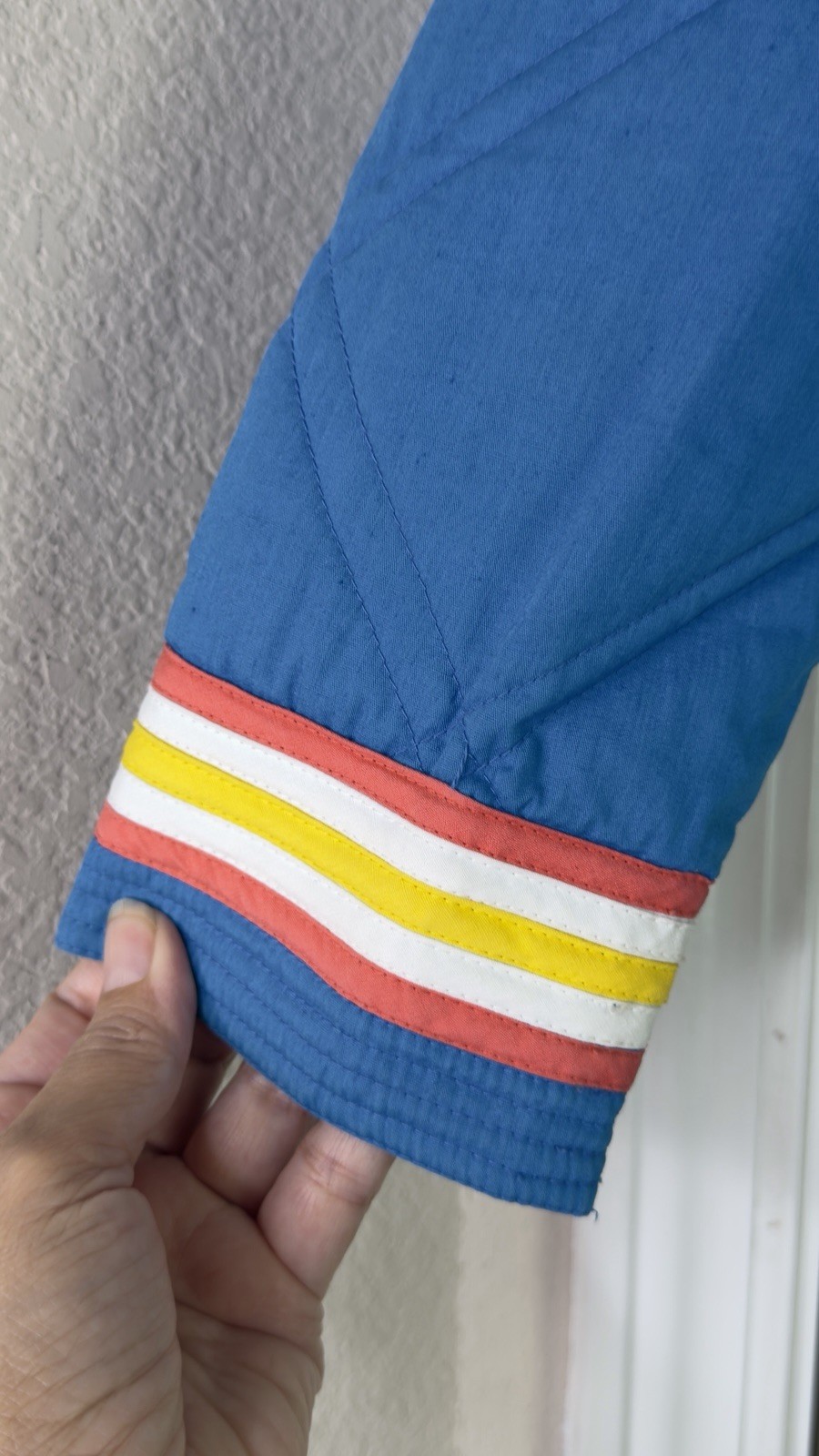 Vintage Rare Star Of Siam Jacket Quilted Cotton Mod Space Age Retro Ski Sz 4