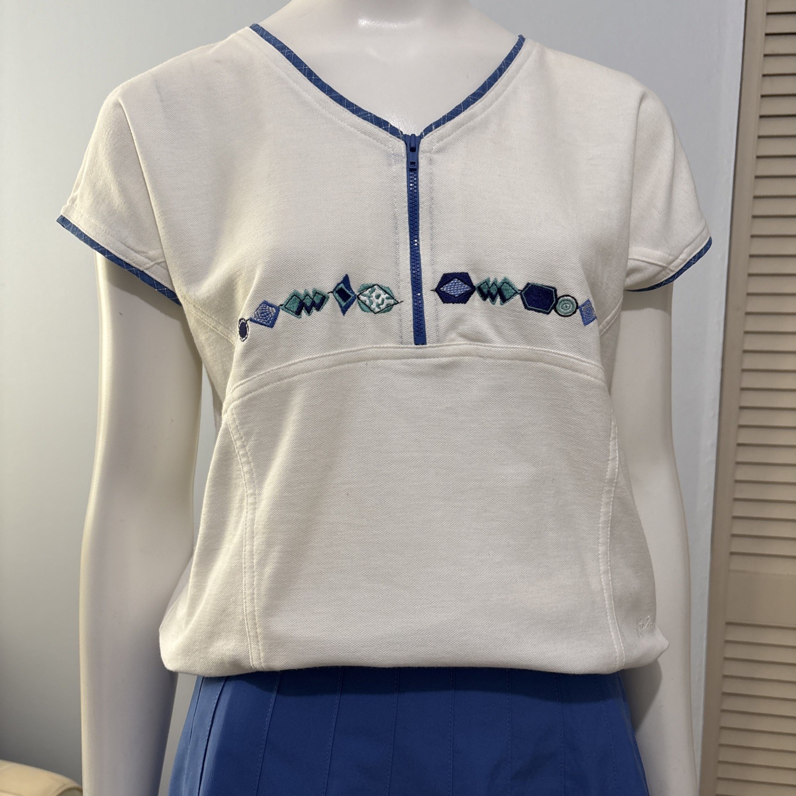 RARE Vtg 90s Kaelin 2 pc Pleated Tennis/golf Skirt & Shirt Set Sz S