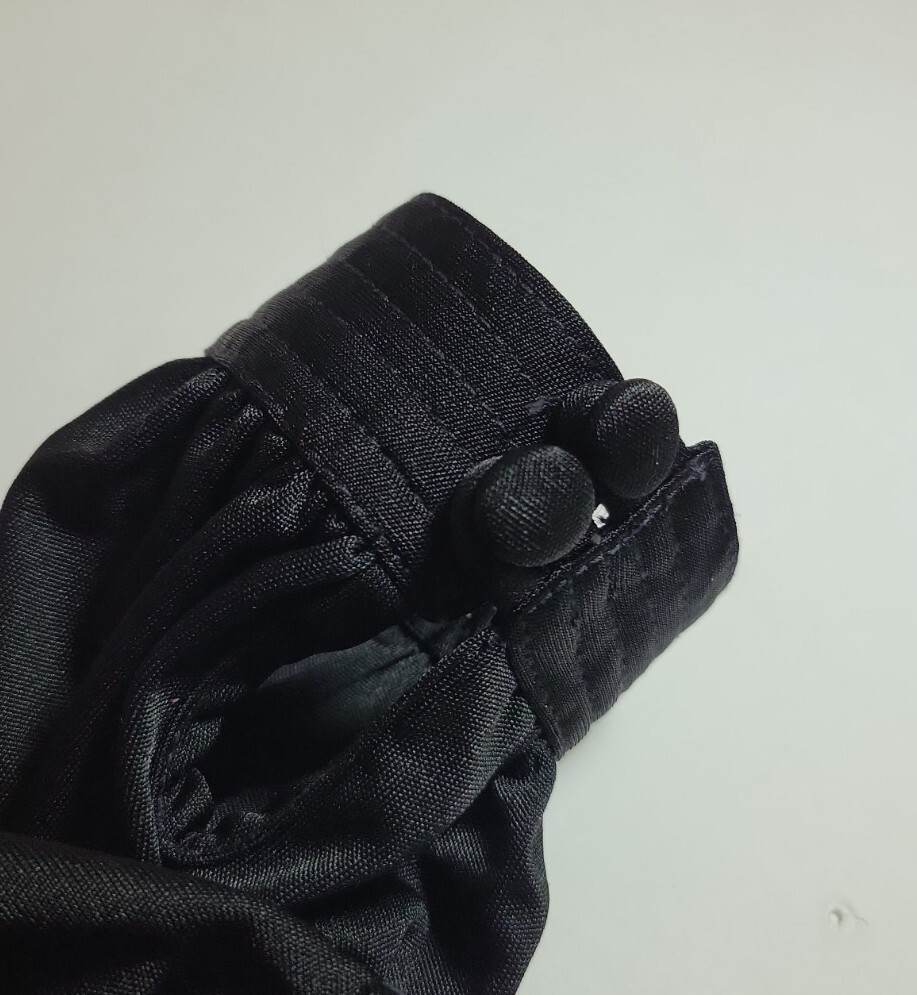 Vtg Joy Stevens California Womens Sz Sm Black Open Nylon Robe Long Housecoat EUC