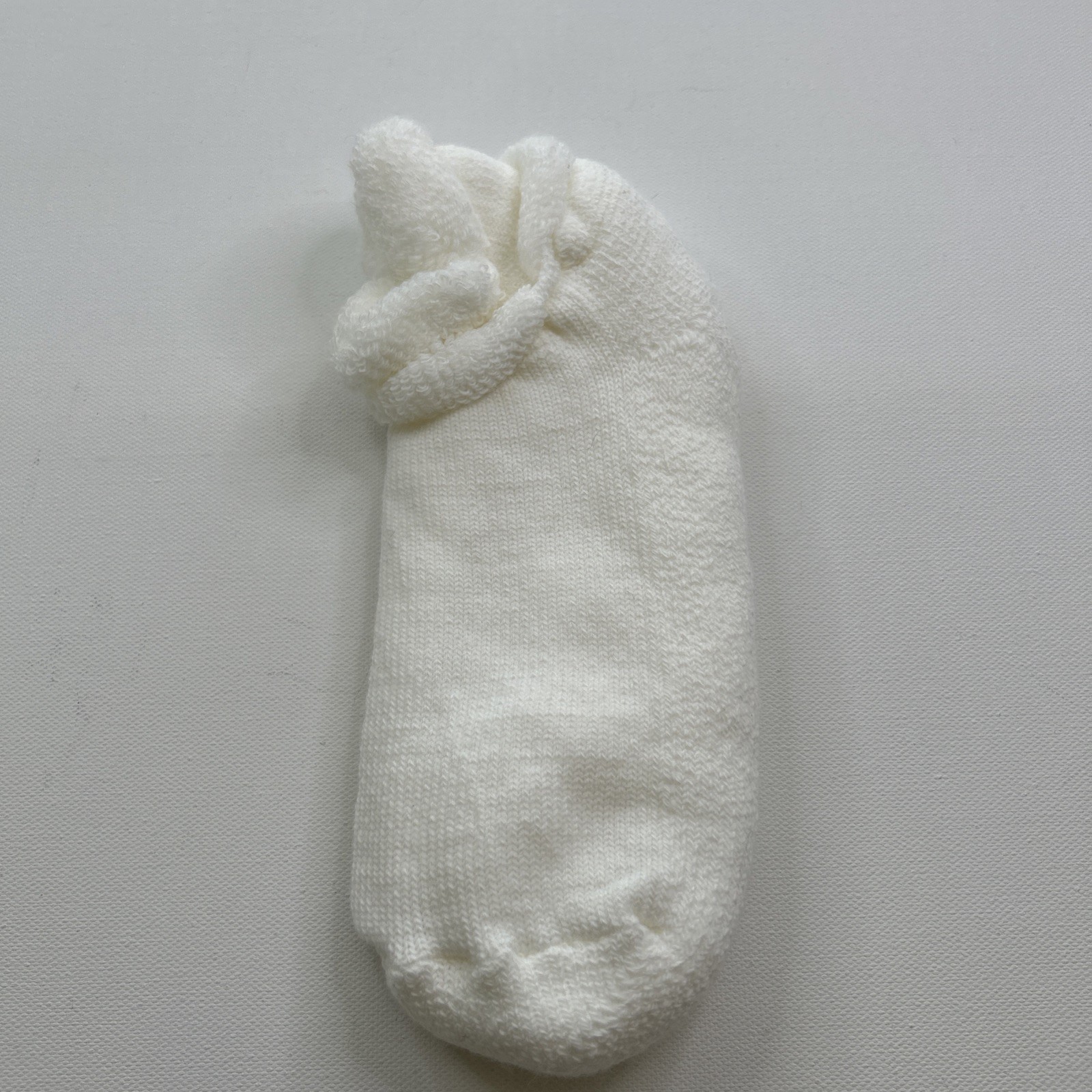 VTG Ladies Socks Acrylic Blend Low Cut NOS 70s 80’s White Ankle USA Made Thorlo